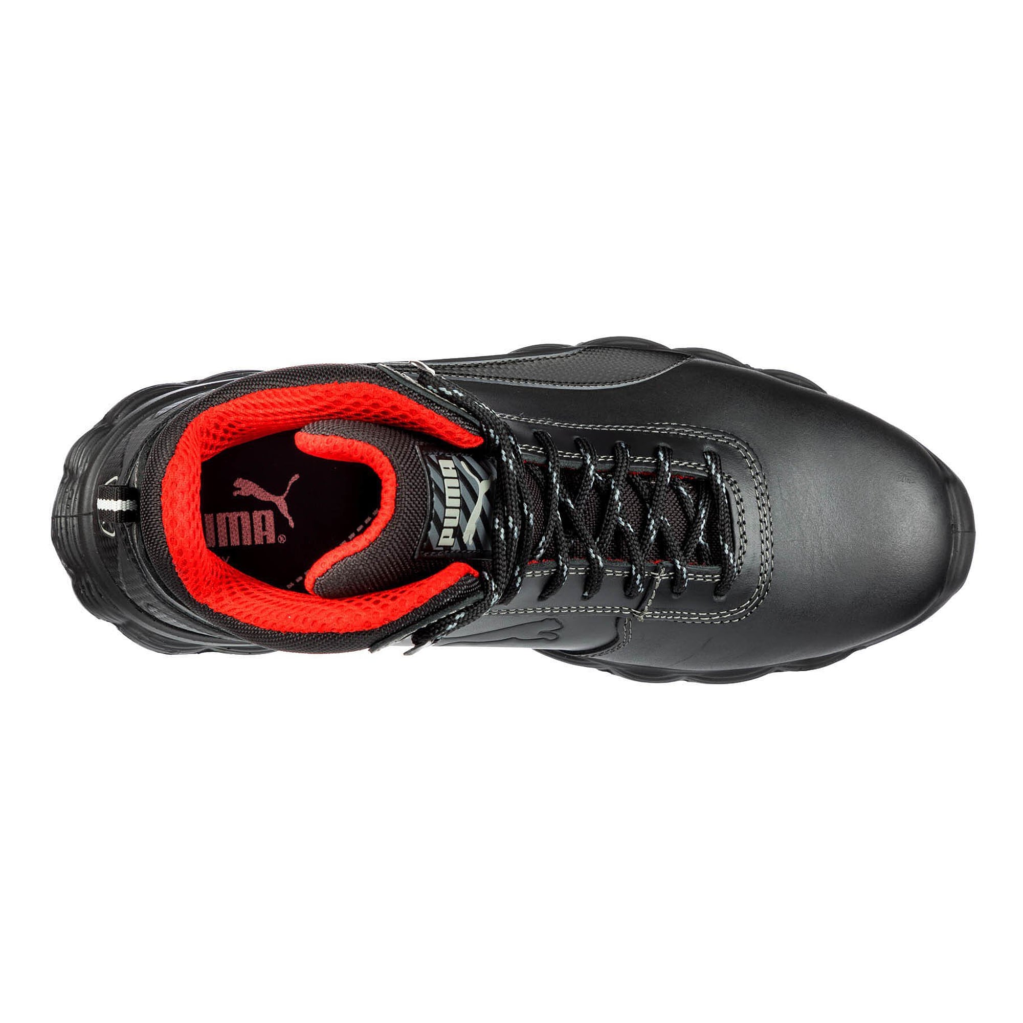 ESD-Sicherheitsstiefel CONDOR MID S3L, Vollrindleder, Weite 11, schwarz - PUMA Safety 630101202