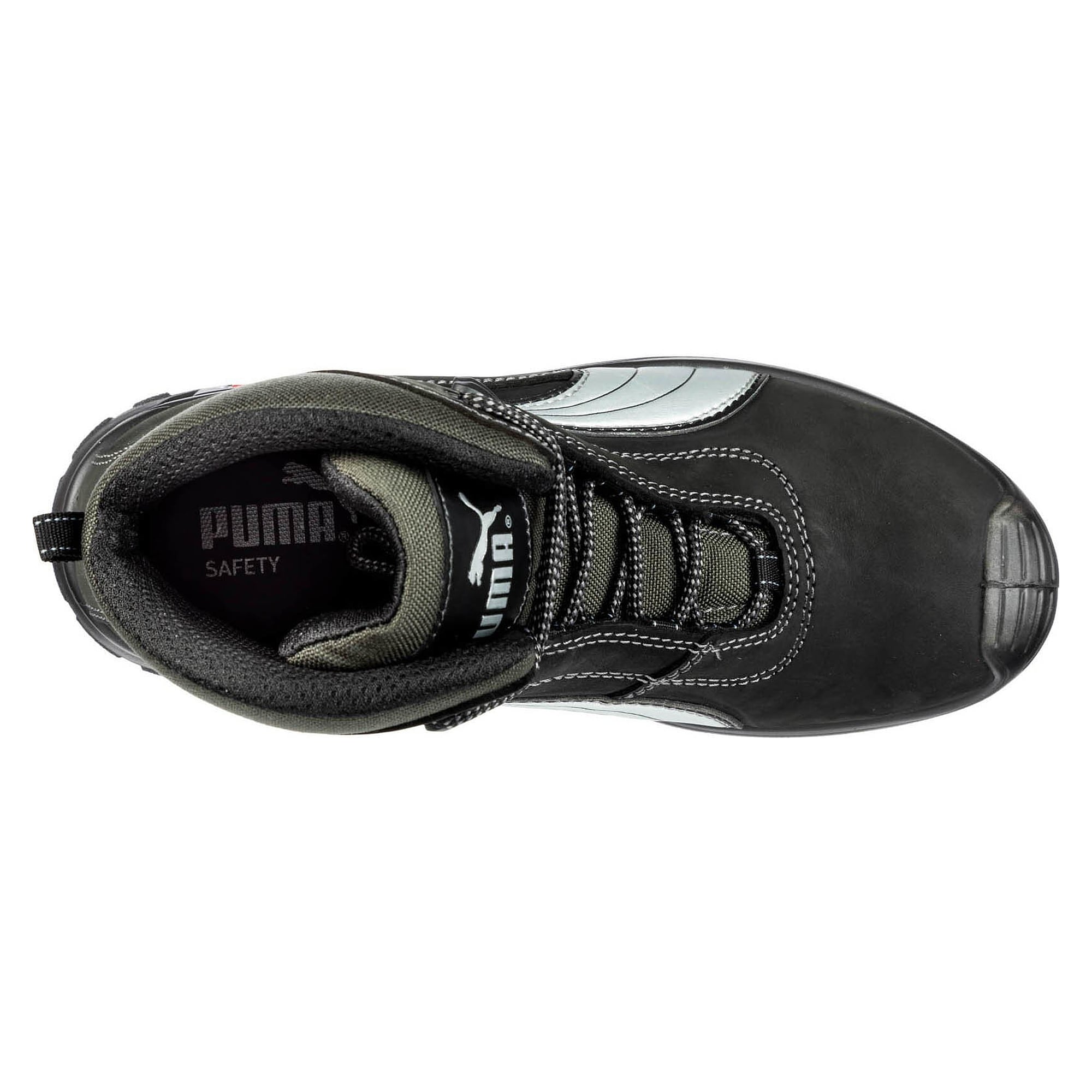 Chaussure de sécurité montante S3 CASCADES MID, cuir pleine fleur, semelle HRO 300 °C, noir - PUMA Safety 630210202