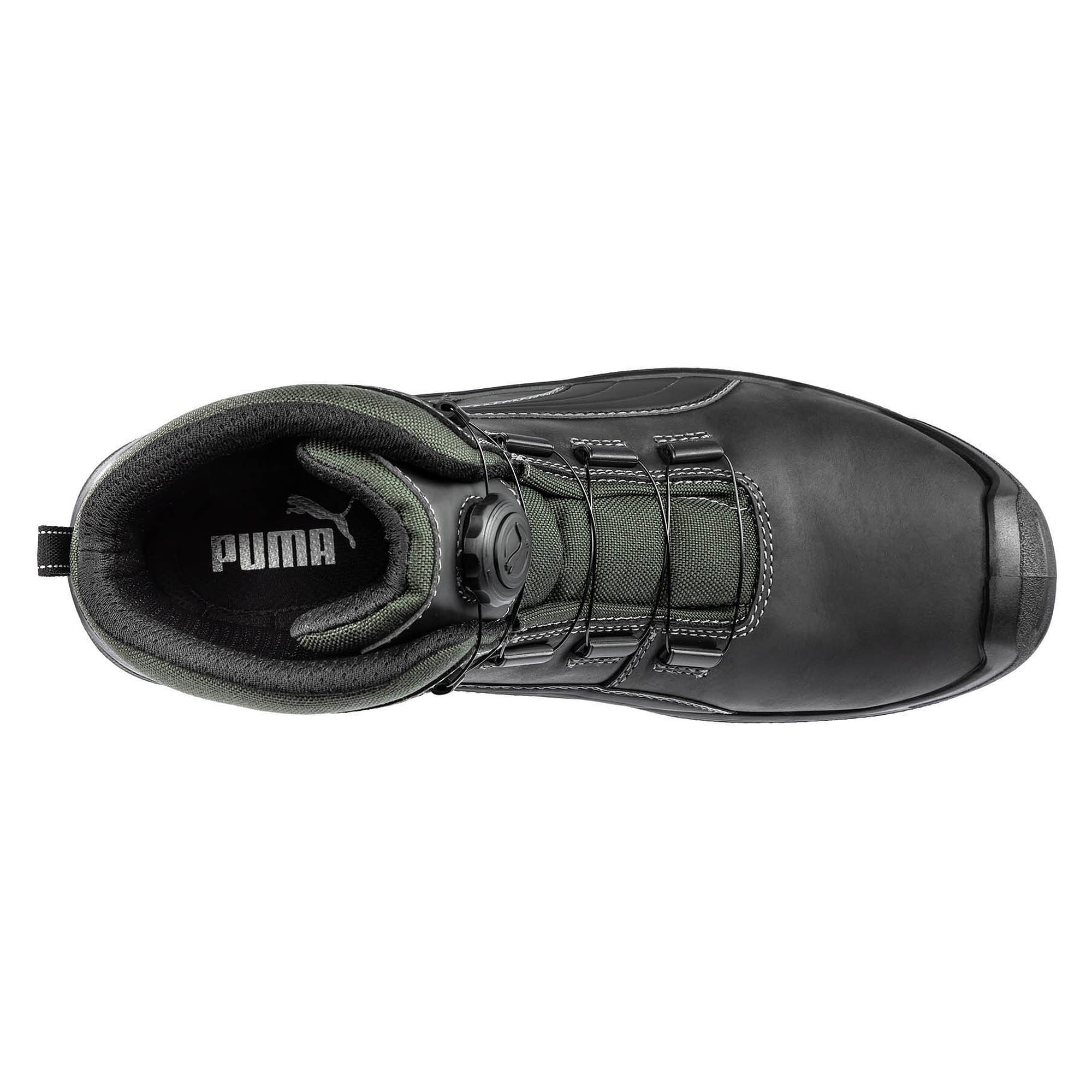 Sicherheitsschuh S3 CASCADES DISC MID, metallfrei, Vollrindleder, Weite 11, schwarz - PUMA Safety 630211202