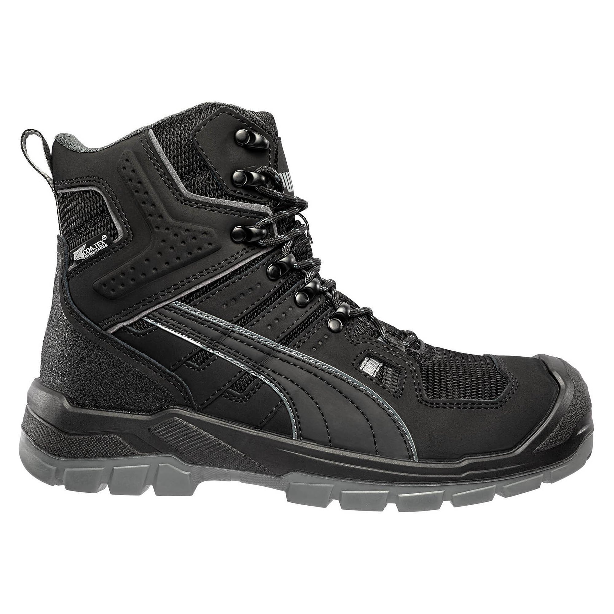 Chaussure de travail montante O2 YOSEMITE BLK ST STX MID, nubuck, membrane COA.TEX, noir - PUMA Safety 630850200