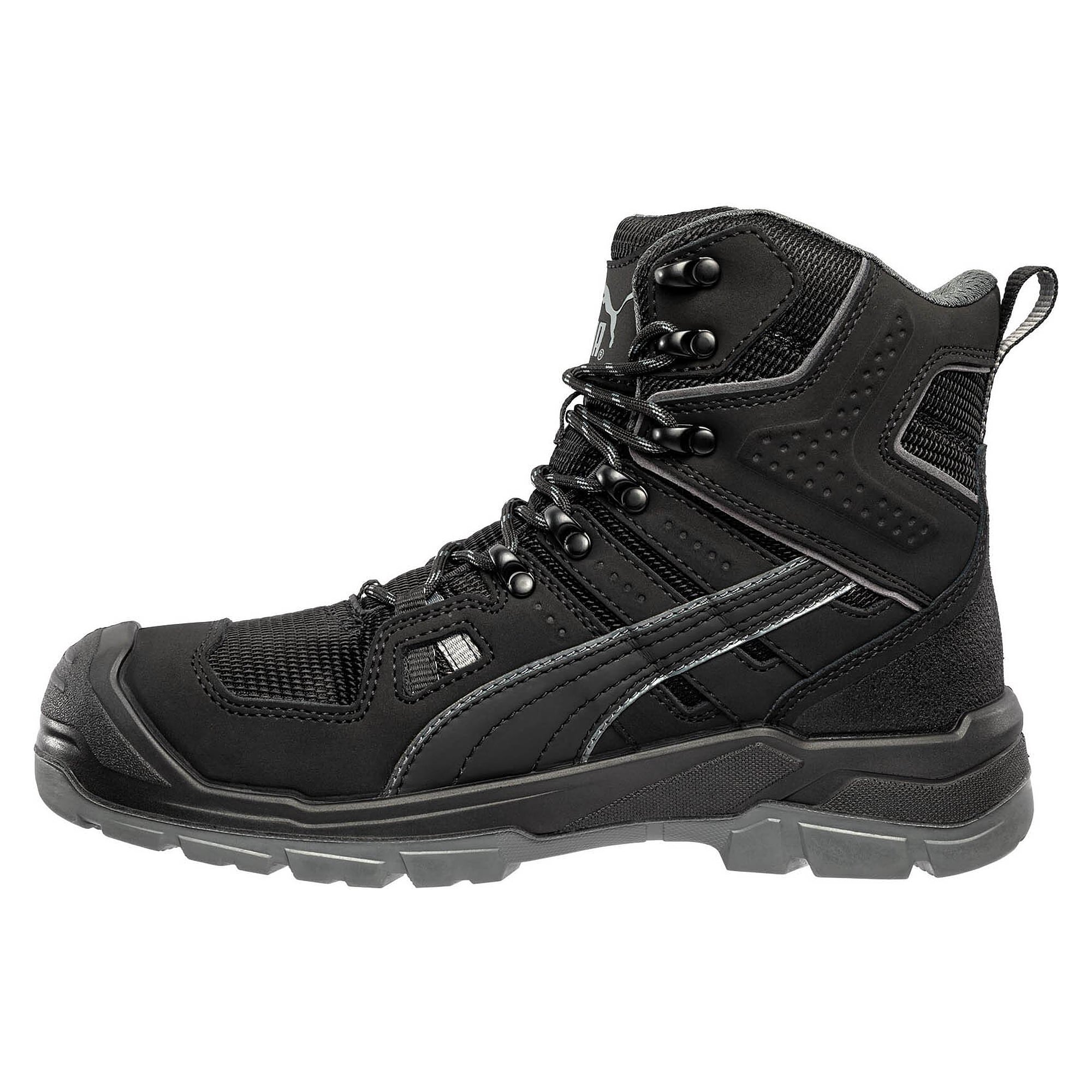 Chaussure de travail montante O2 YOSEMITE BLK ST STX MID, nubuck, membrane COA.TEX, noir - PUMA Safety 630850200