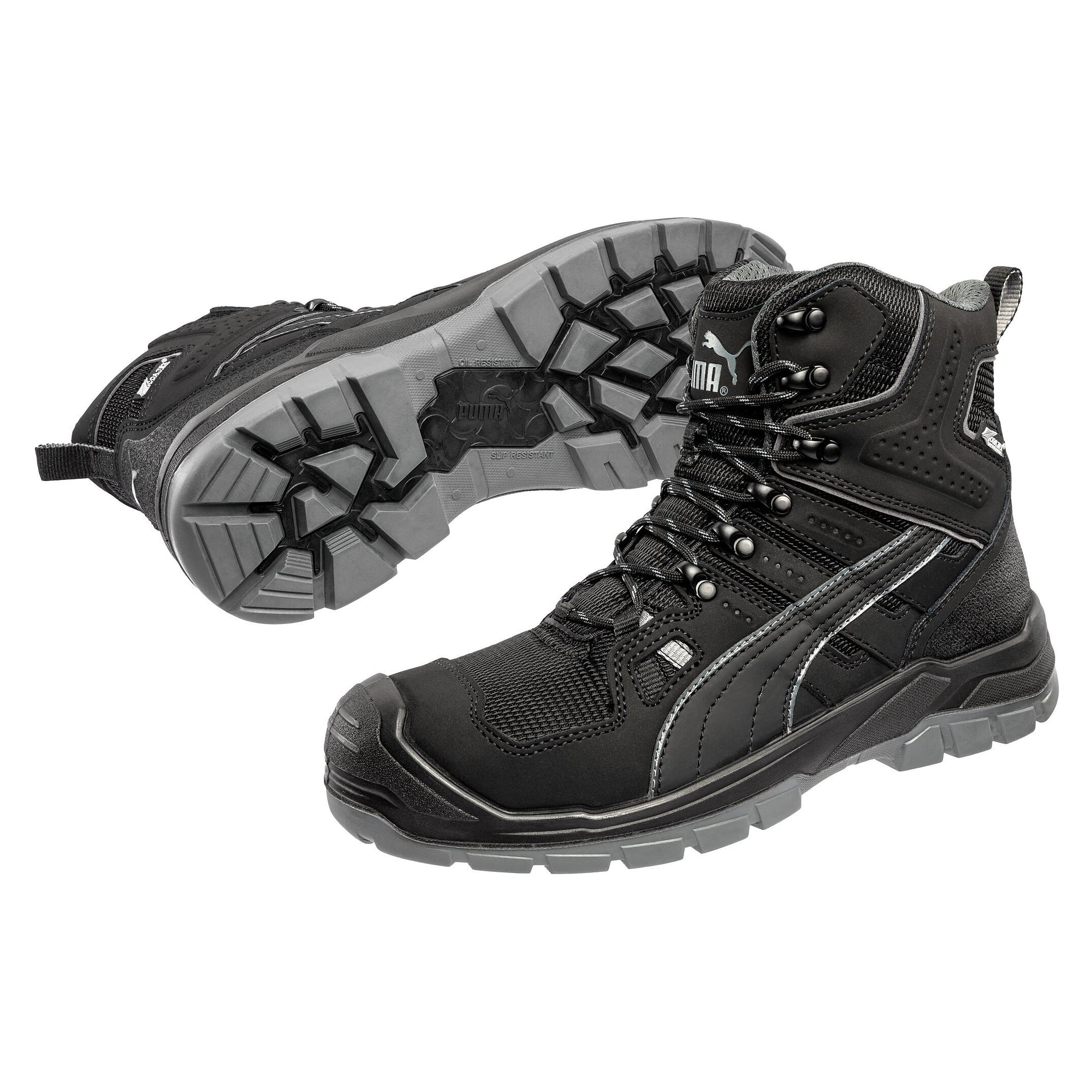 Chaussure de travail montante O2 YOSEMITE BLK ST STX MID, nubuck, membrane COA.TEX, noir - PUMA Safety 630850200
