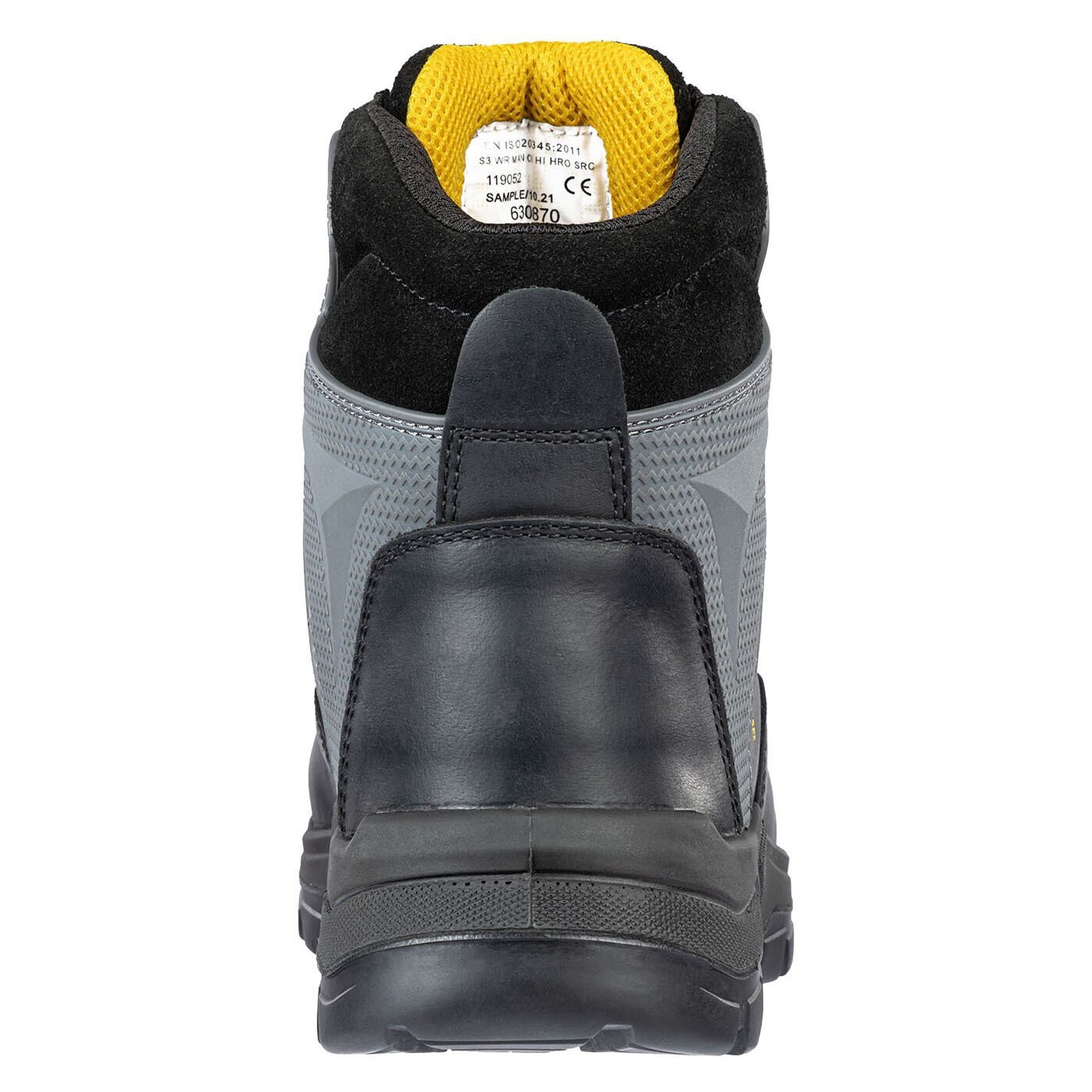 Botte de sécurité S3 BORNEO MIT MID avec protège-métatarse, semelle acier, HRO, noir - PUMA Safety 630870200