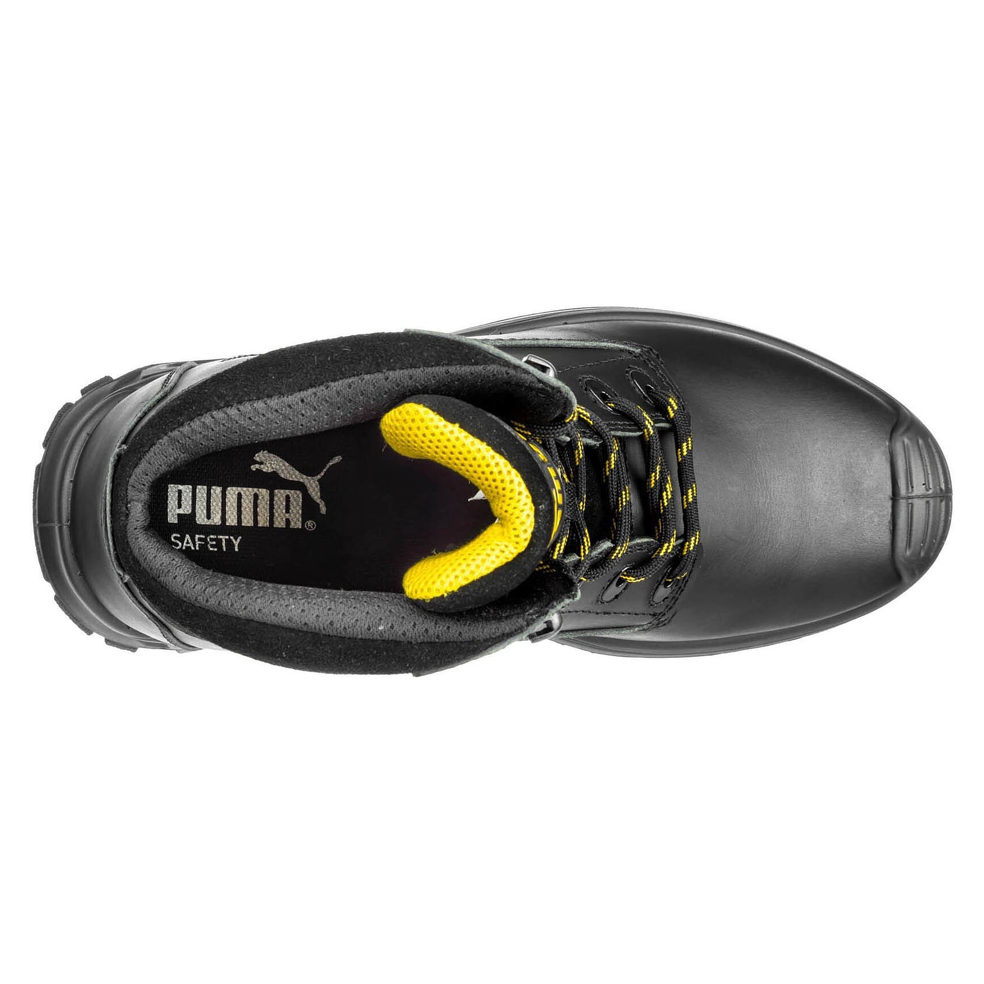 Botte de sécurité S3 BORNEO MIT MID avec protège-métatarse, semelle acier, HRO, noir - PUMA Safety 630870200