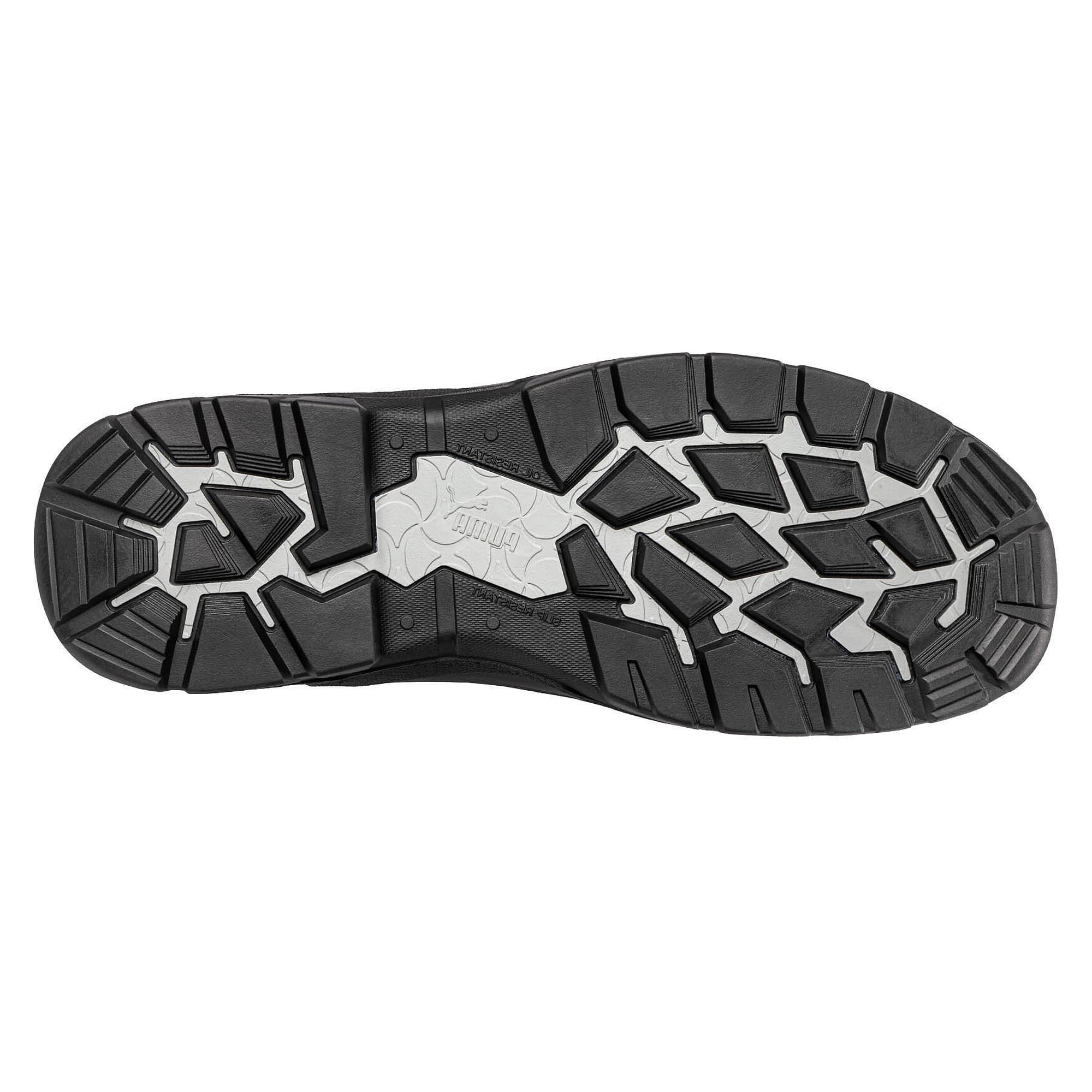 Botte de sécurité S3 BORNEO MIT MID avec protège-métatarse, semelle acier, HRO, noir - PUMA Safety 630870200