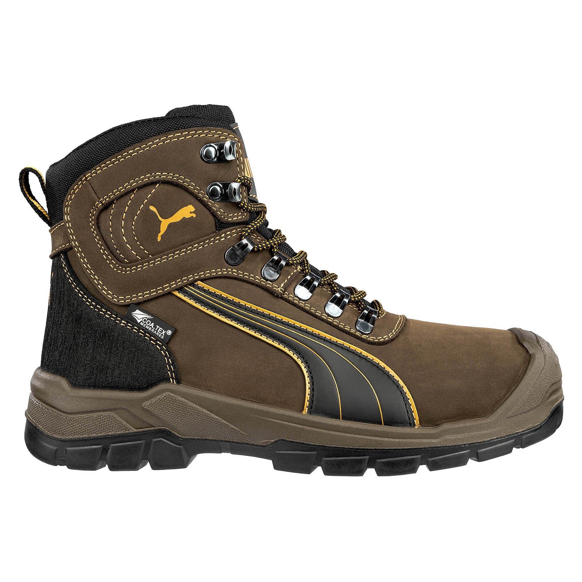 Berufsstiefel O2 SIERRA NEVADA ST CTX MID zum Schnüren, COA.TEX-Membran, Vollrindleder, braun - PUMA Safety 630880400