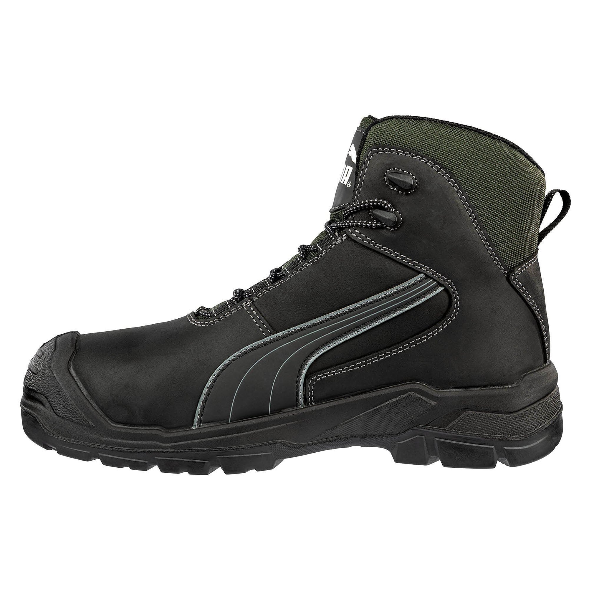 Chaussure de travail montante O2 CASCADES ST CTX MID, cuir de vachette, membrane COA.TEX, noir - PUMA Safety 630890200