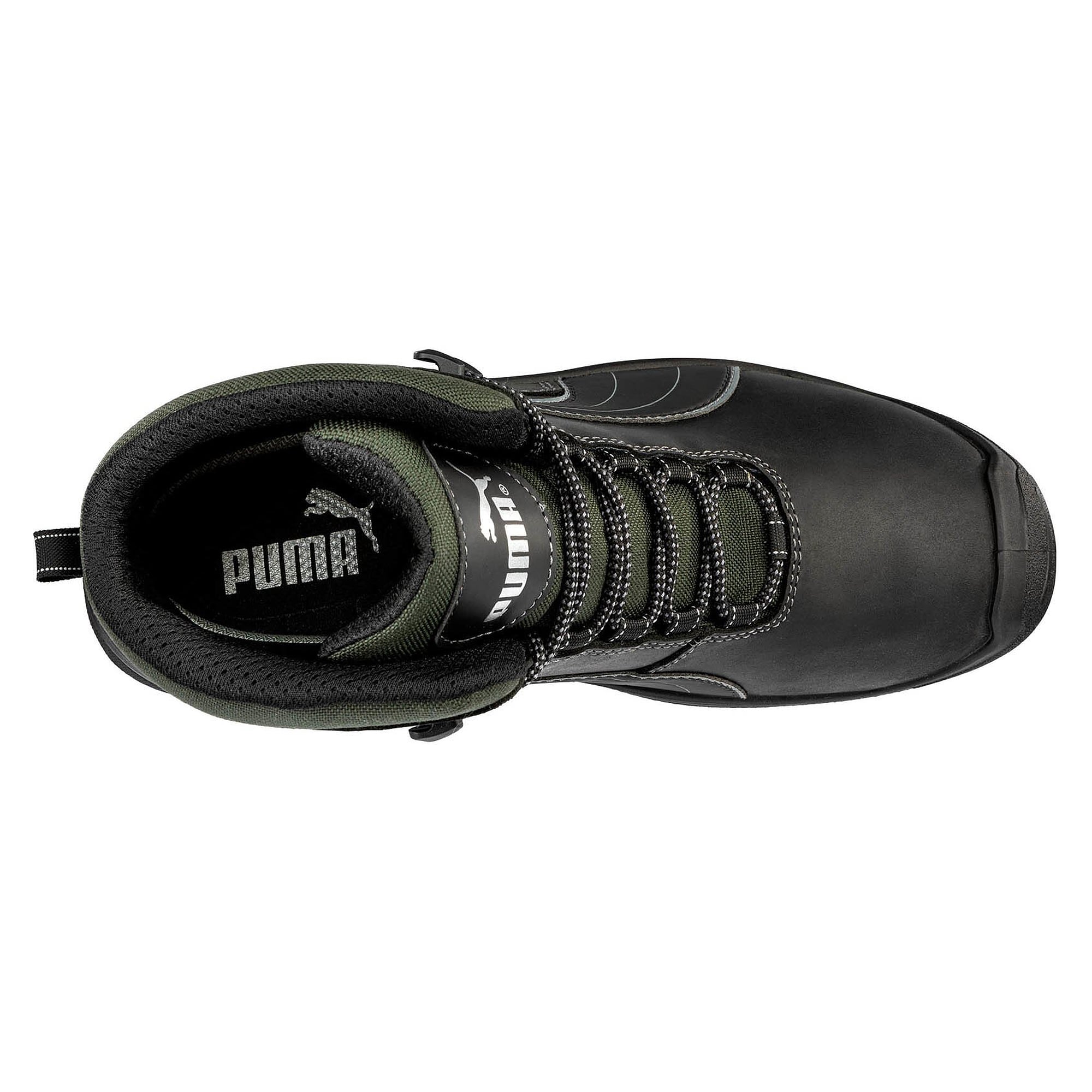 Chaussure de travail montante O2 CASCADES ST CTX MID, cuir de vachette, membrane COA.TEX, noir - PUMA Safety 630890200