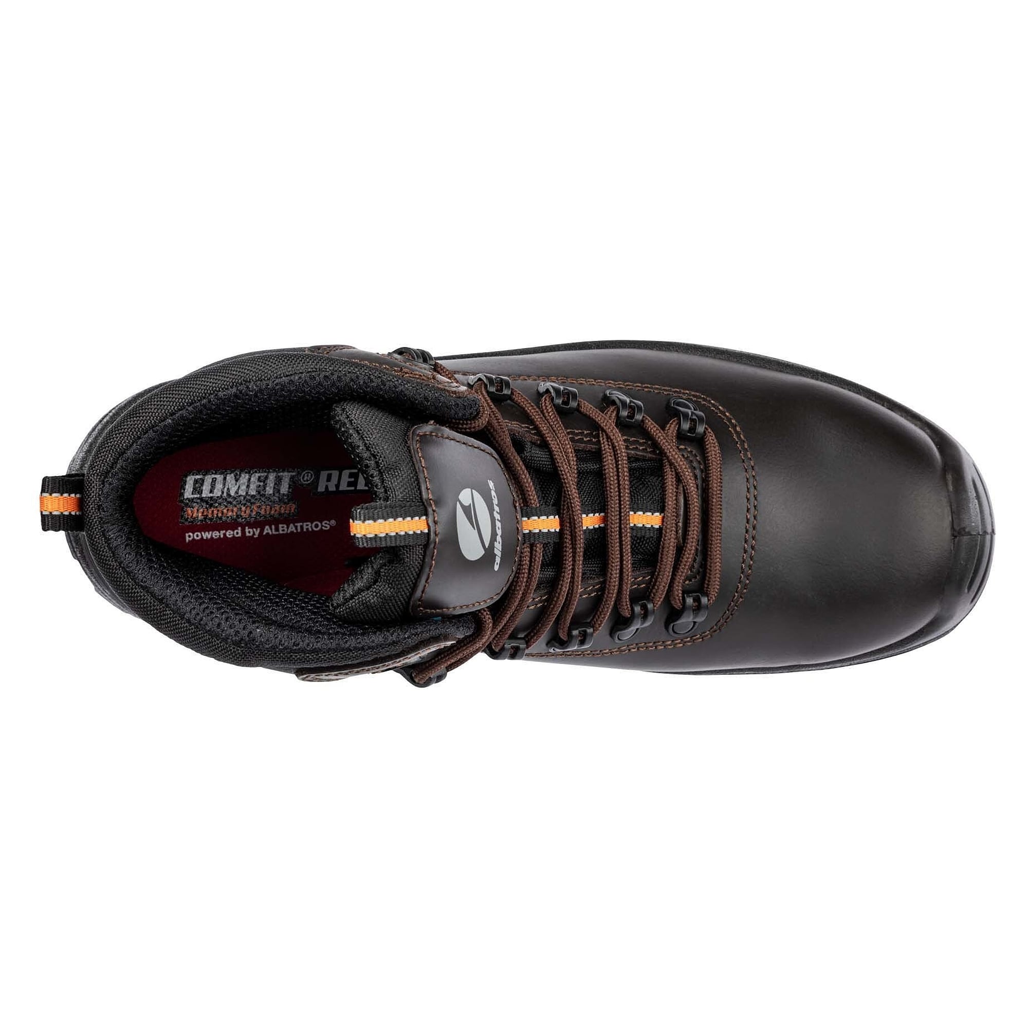 Chaussure de sécurité montante S3 ENDURANCE MID, cuir pleine fleur, sans métal, semelle mémoire de forme, noir - PUMA Safety 631320493