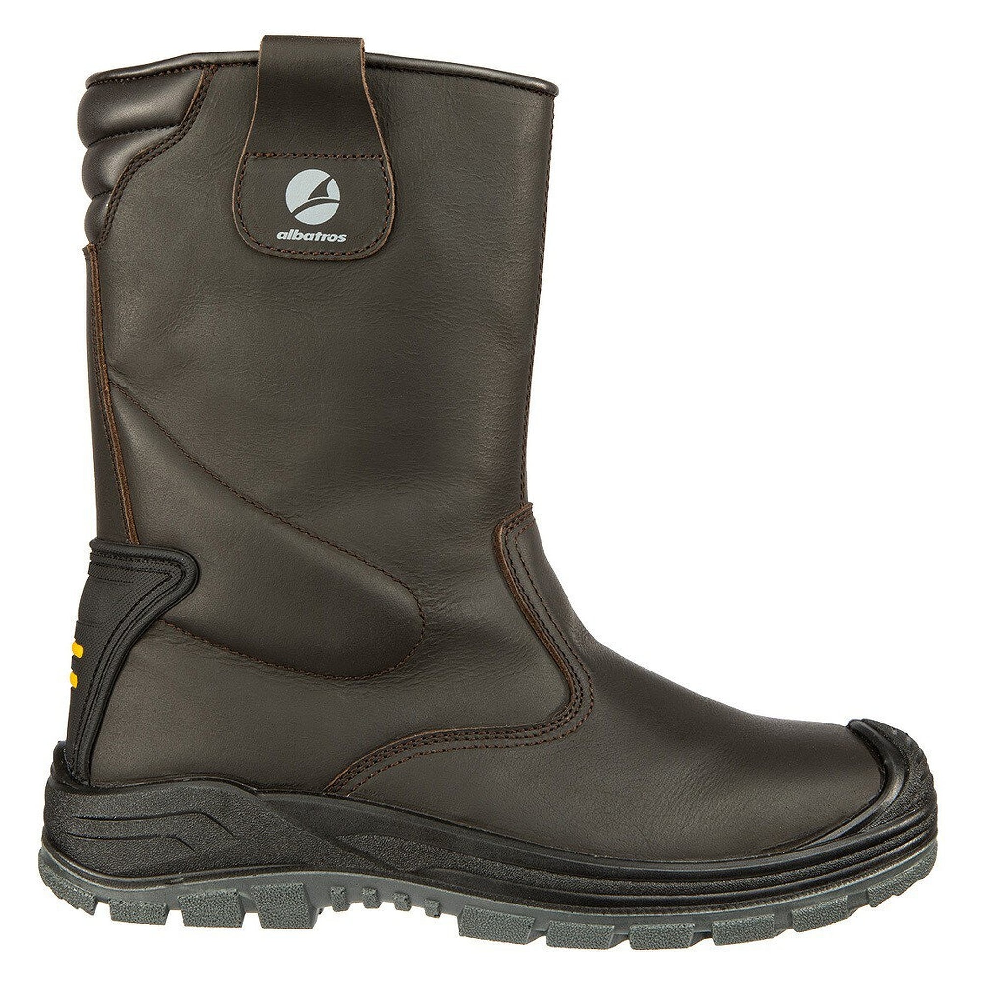 Gefütterter Sicherheitsstiefel S3 RIGGER BOOT, Stahlkappe, Webpelzfutter, Vollleder, braun - PUMA Safety 631500400