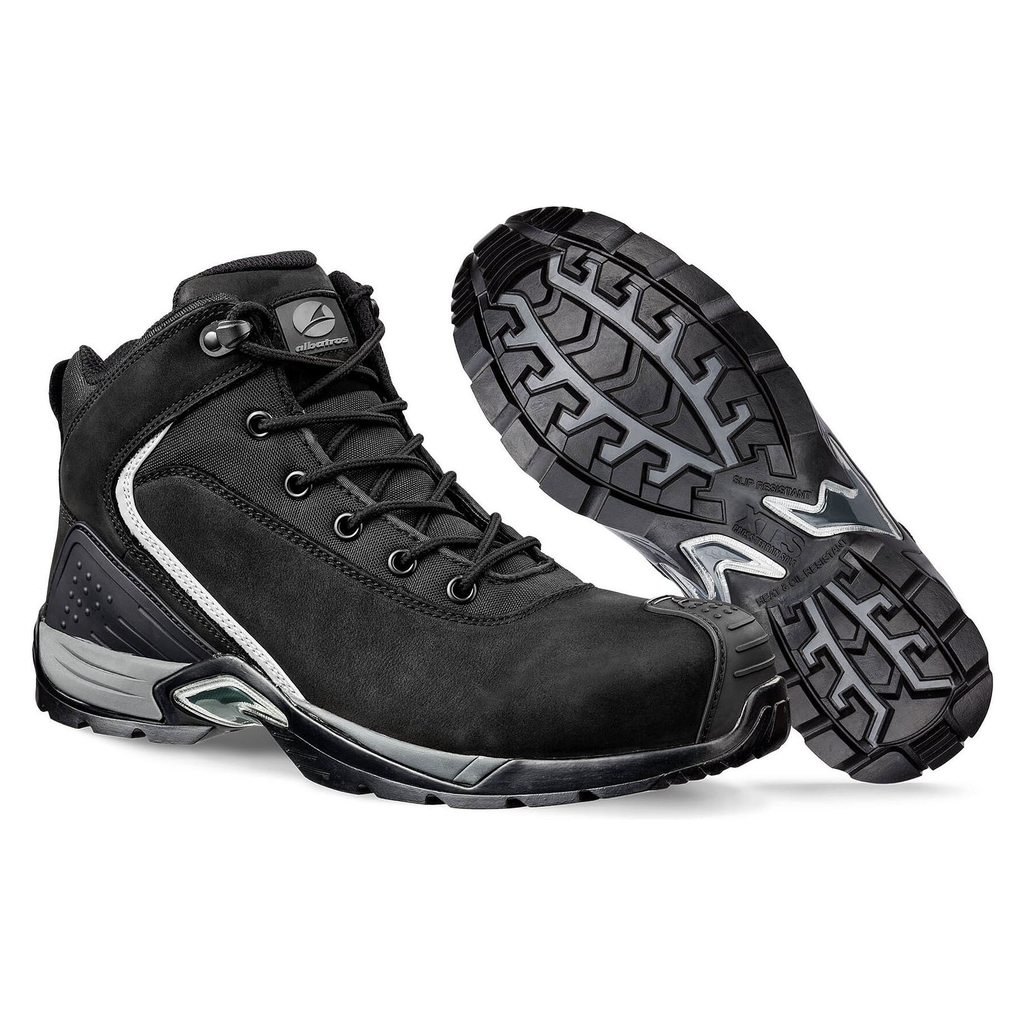 Safety boot S3 RUNNER XTS MID, nubuck leather, cross-terrain sole 300 °C, black - PUMA Safety 631690200