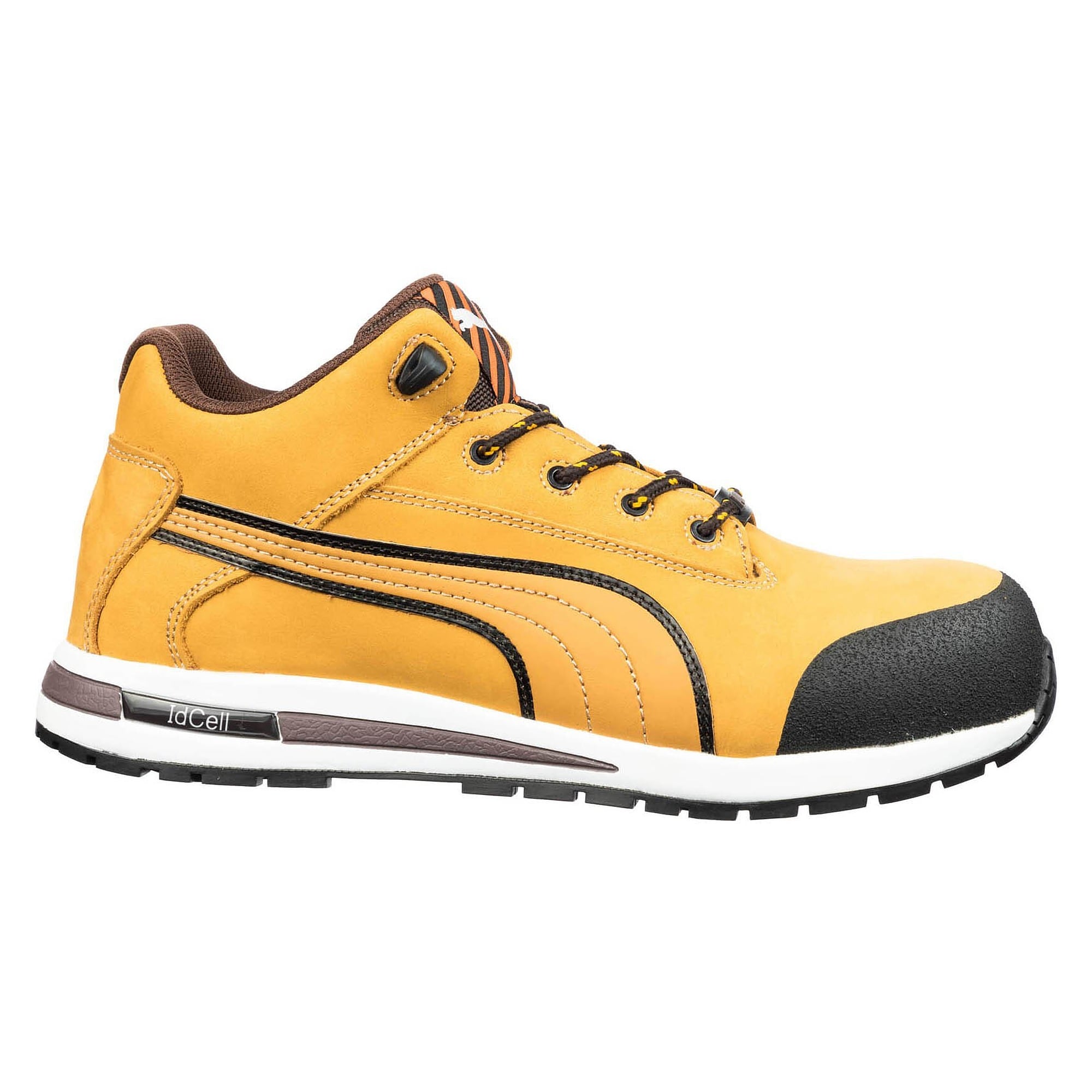 Chaussure de sécurité montante S3 DASH MID style sneaker, nubuck, sans métal, jaune - PUMA Safety 633180407