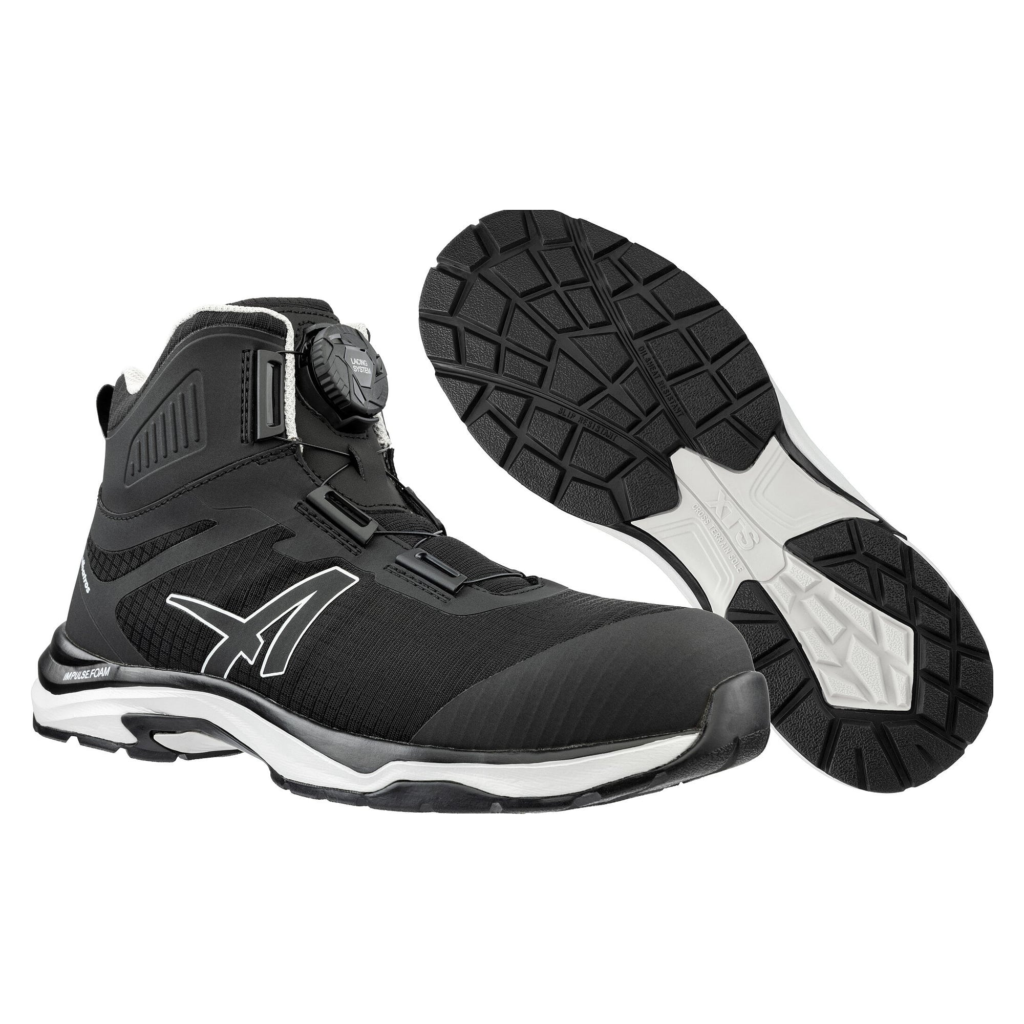 ESD-Sicherheitsstiefel S3S TRAILMASTER BLK QL MID, Ripstop, XTS TRAIL, schwarz - PUMA Safety 635250200