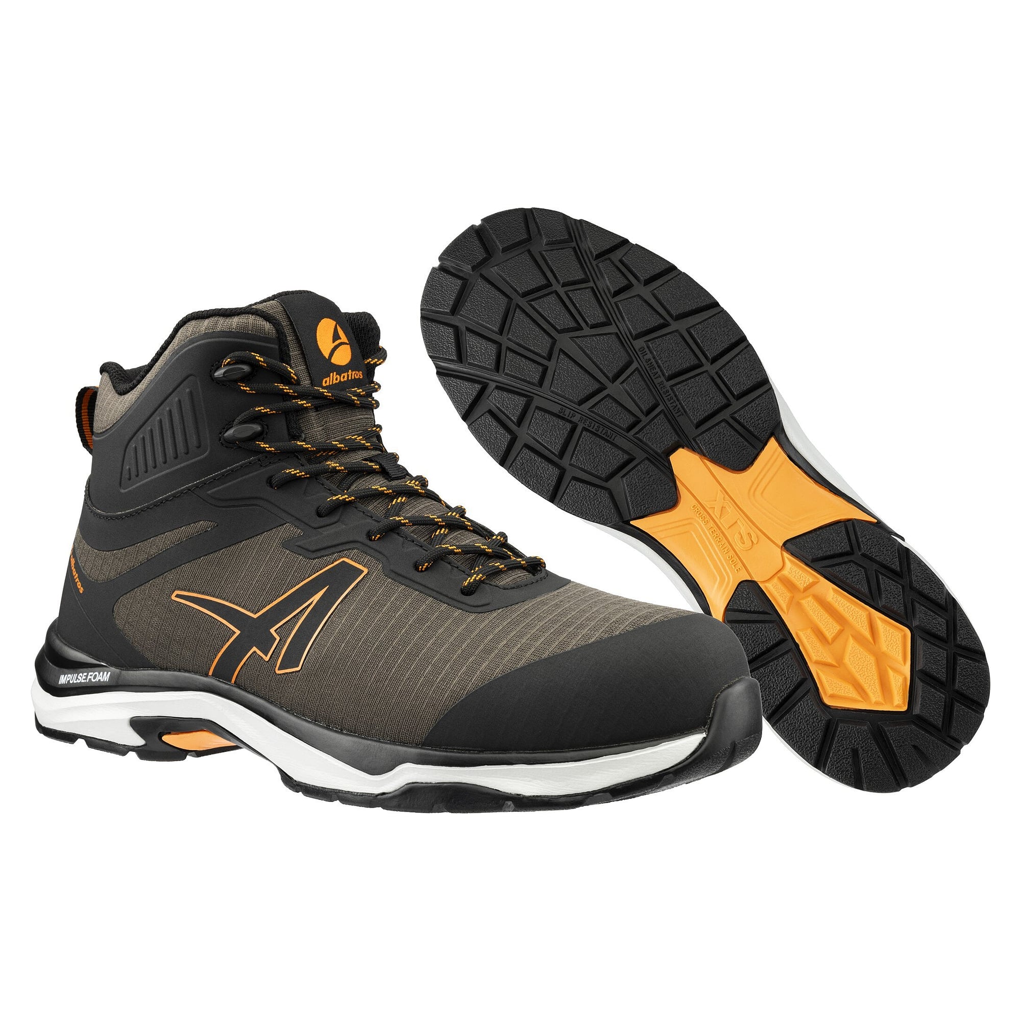Chaussure de sécurité montante ESD S3S TRAILMASTER OLIVE MID, ripstop, XTS TRAIL, olive - PUMA Safety 635260615