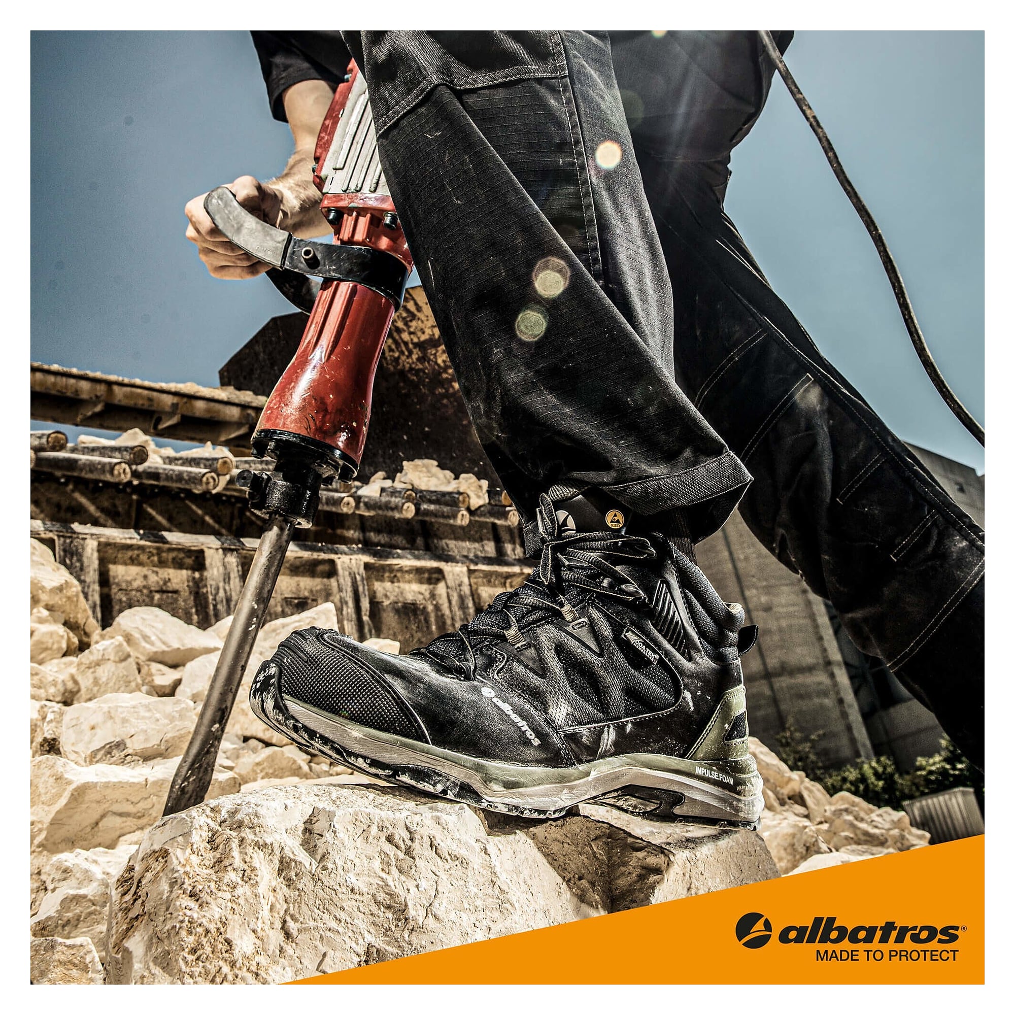 Chaussure de sécurité montante ESD S3 ULTRATRAIL CTX MID, COA.TEX, XTS TRAIL, noir - PUMA Safety 636220259