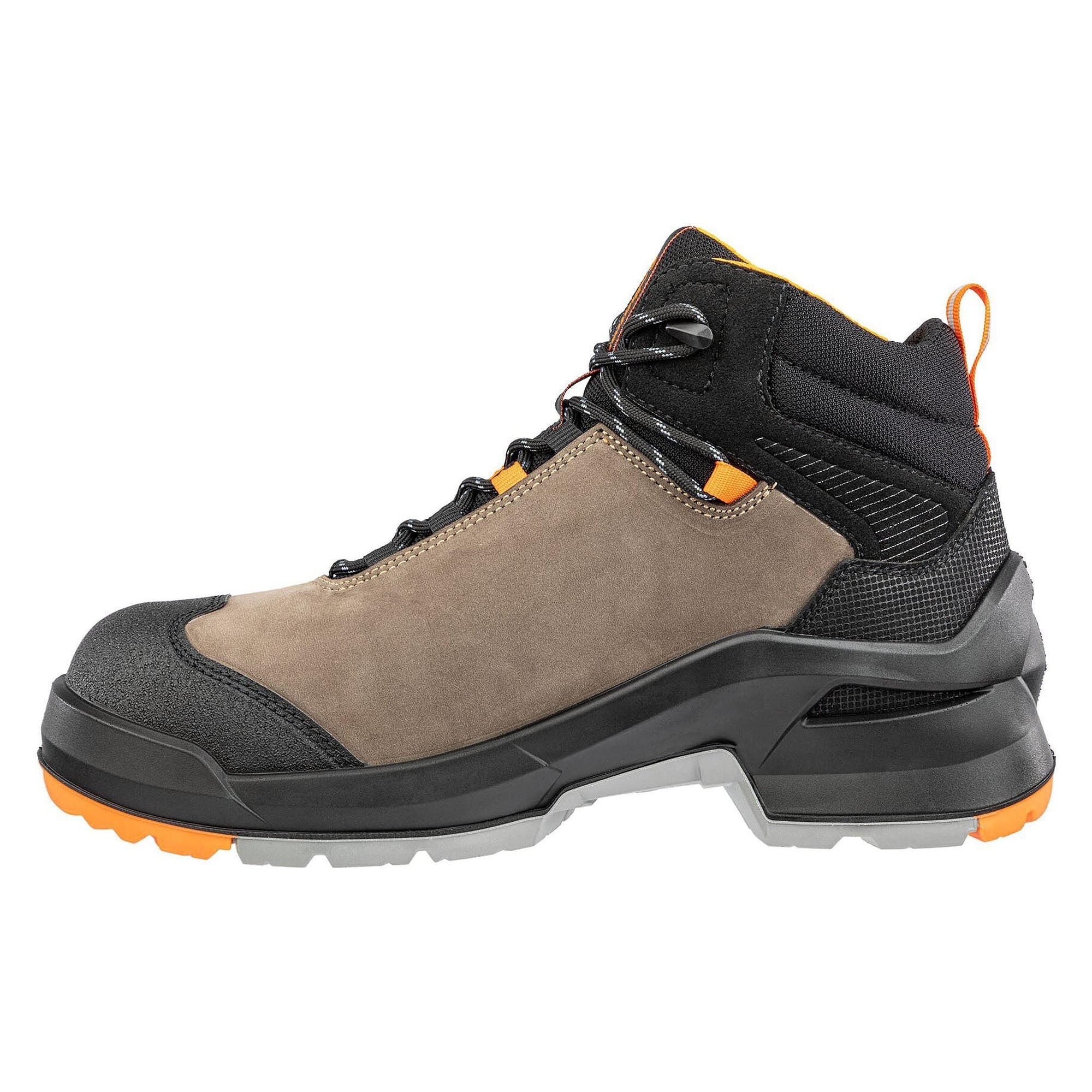 Chaussure de sécurité montante ESD S3L TARAVAL BROWN MID, nubuck, sans métal, marron - PUMA Safety 638020404