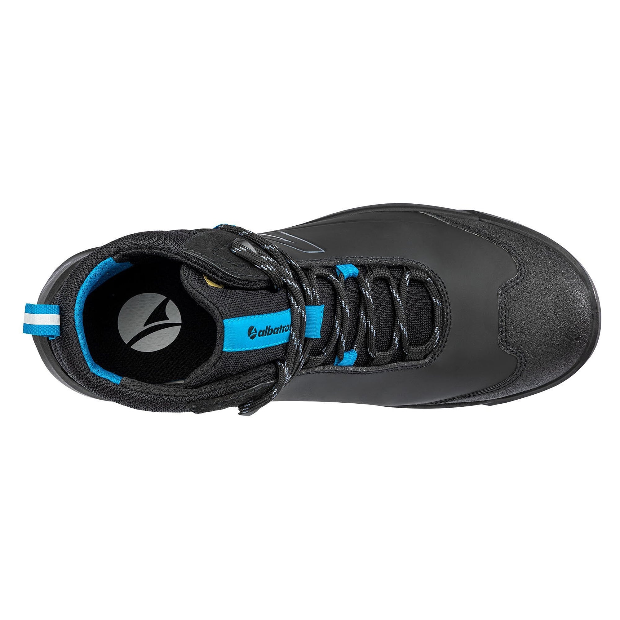 ESD-Sicherheitsstiefel S3L TARAVAL BLACK/BLUE MID, Mikrofaser, FLEXLITE, schwarz/blau - PUMA Safety 638040241