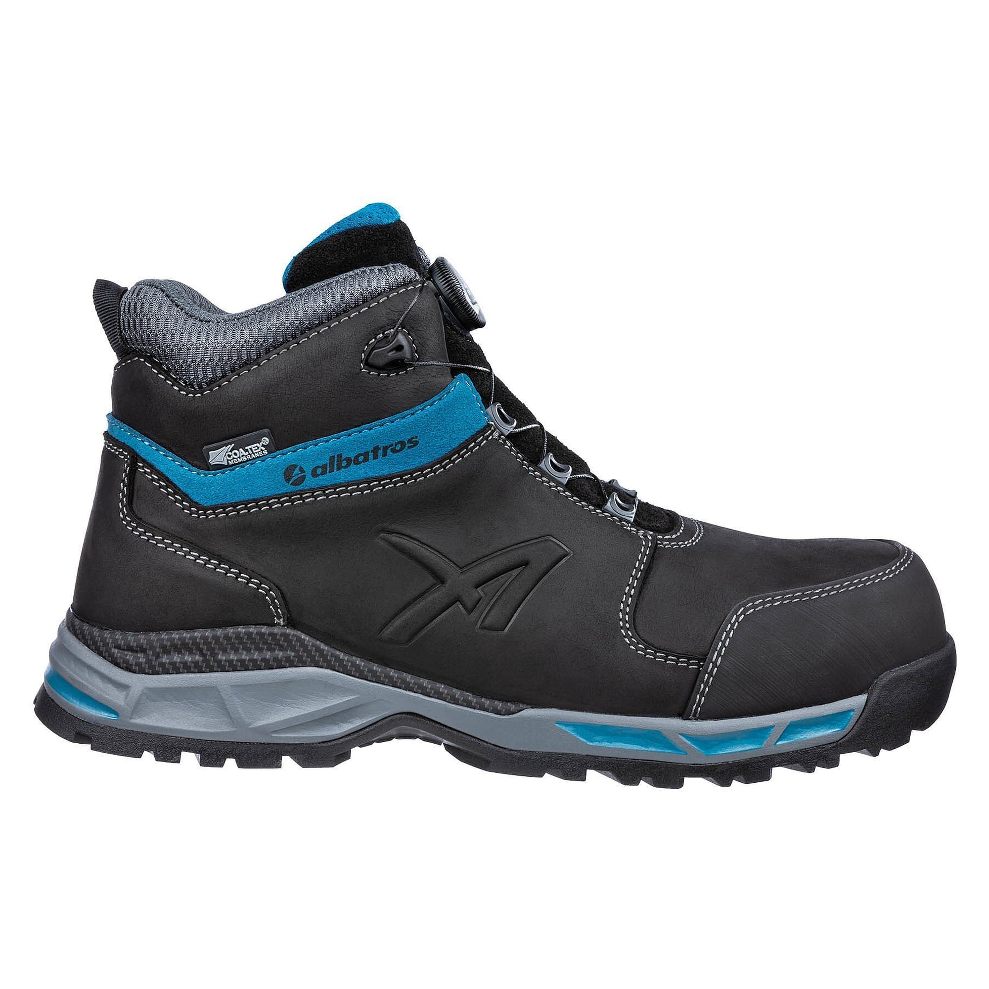 Chaussure de sécurité montante ESD S3 TOFANE QL CTX MID, cuir pleine fleur, QUICK LOCK, noir - PUMA Safety 638500256