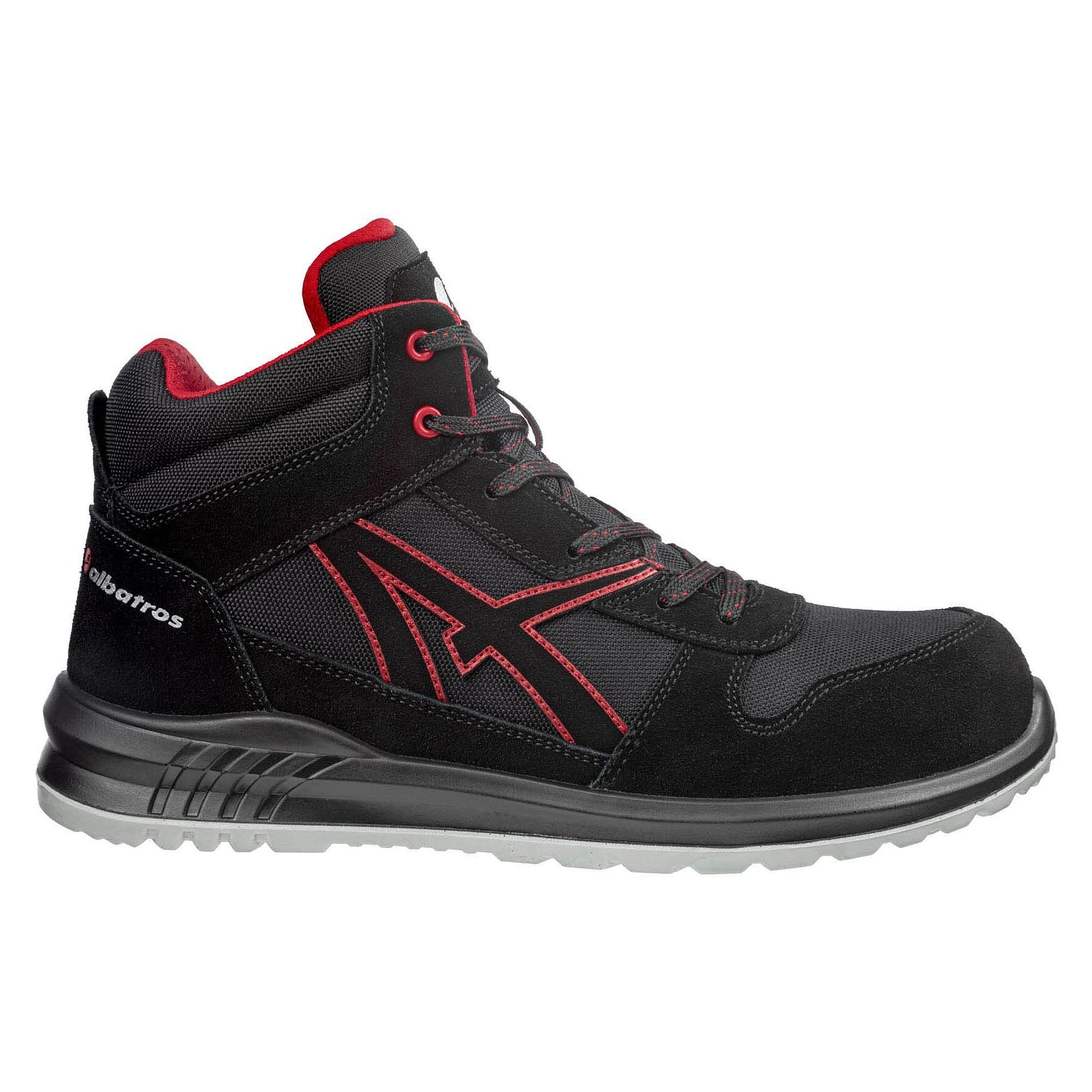Sicherheitsstiefel S3 CLIFTON MID, Veloursleder und Textil, metallfrei, DUO-PU-Sohle, schwarz - PUMA Safety 638700210