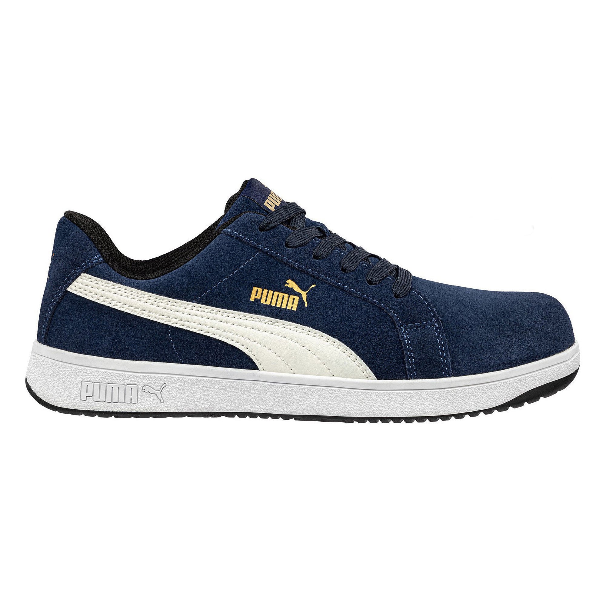 ESD-Sicherheitshalbschuh ICONIC SUEDE NAVY LOW S1PL, Veloursleder, dunkelblau - PUMA Safety 640020300