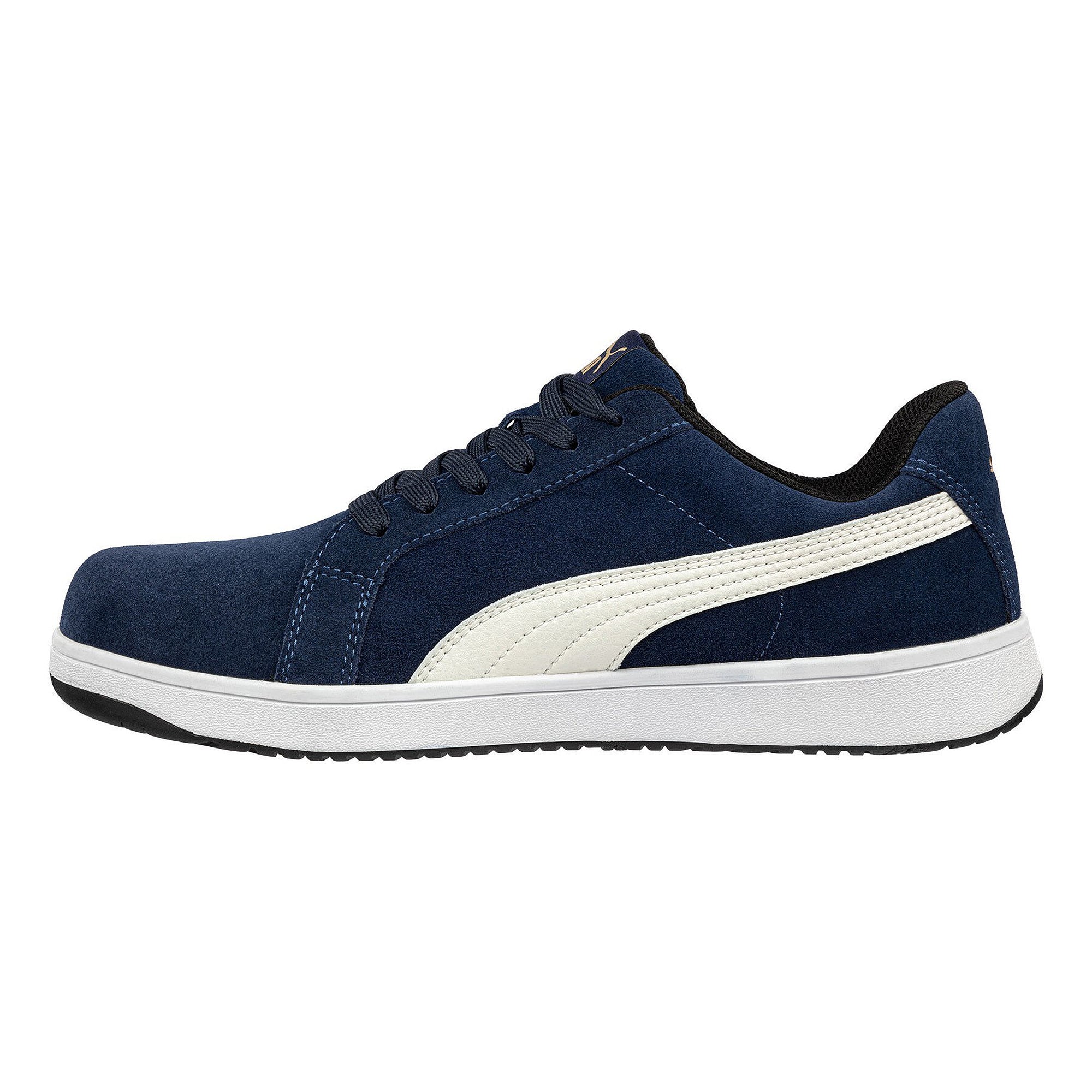 ESD-Sicherheitshalbschuh ICONIC SUEDE NAVY LOW S1PL, Veloursleder, dunkelblau - PUMA Safety 640020300