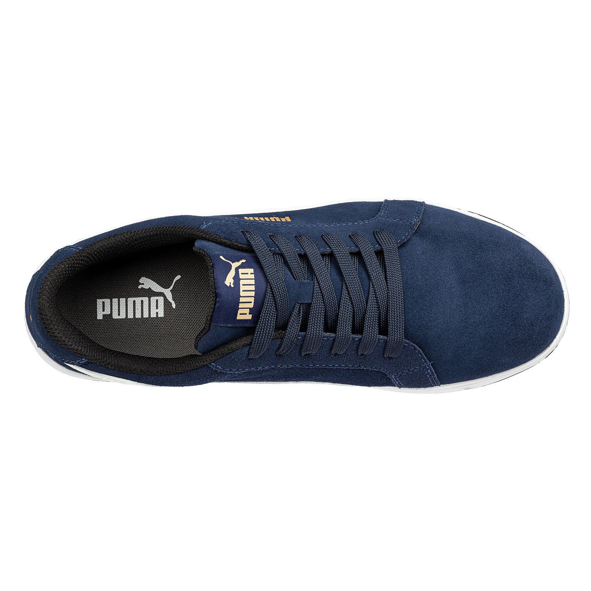 ESD-Sicherheitshalbschuh ICONIC SUEDE NAVY LOW S1PL, Veloursleder, dunkelblau - PUMA Safety 640020300