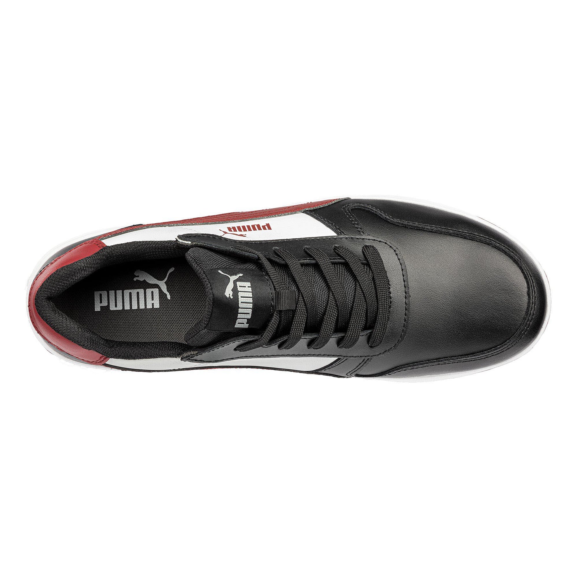 ESD-Sicherheitshalbschuh FRONTCOURT LOW S3L, Vollrindleder, schwarz - PUMA Safety 640200201