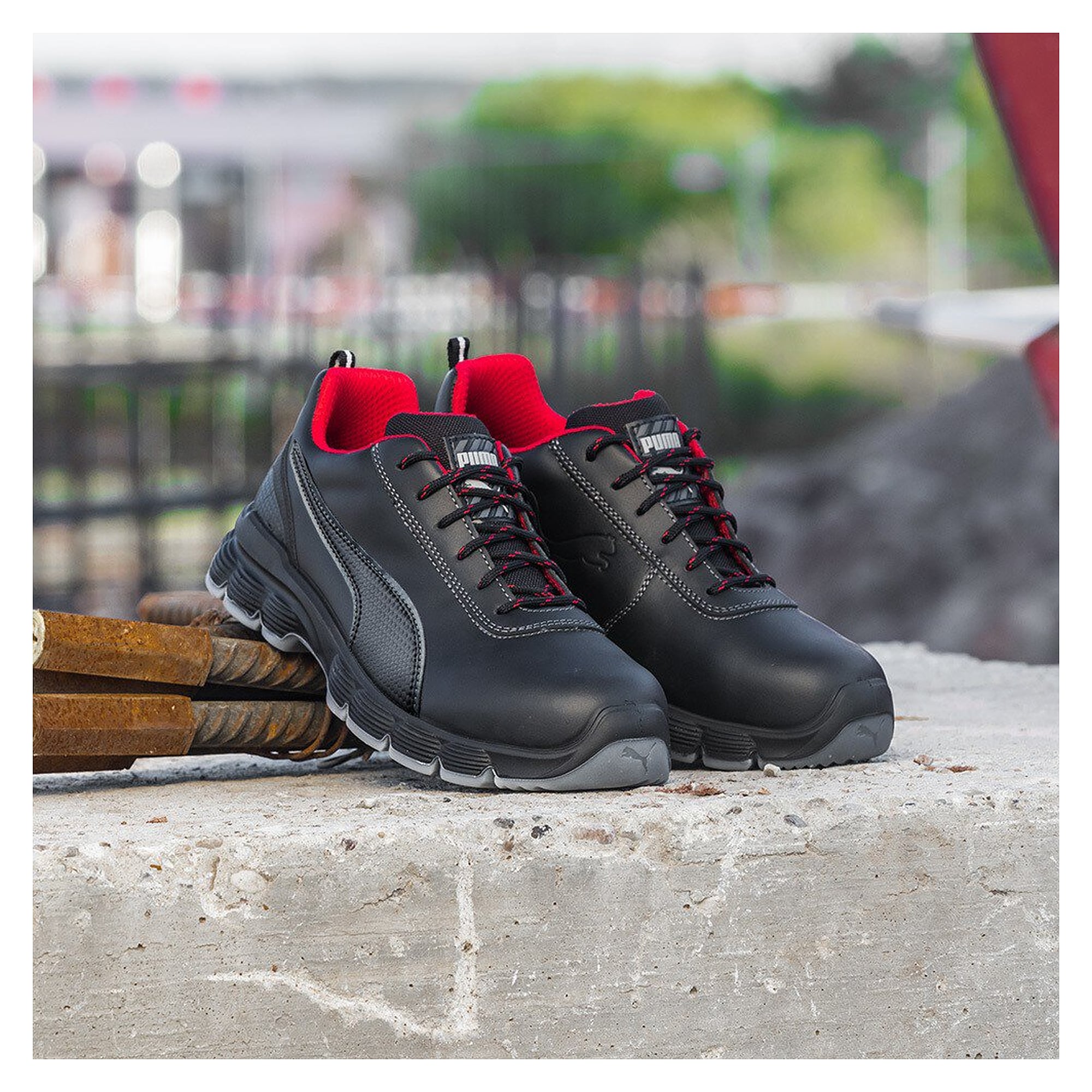 ESD-Sicherheitshalbschuh CONDOR LOW S3L, Vollrindleder, Weite 11, schwarz - PUMA Safety 640521202