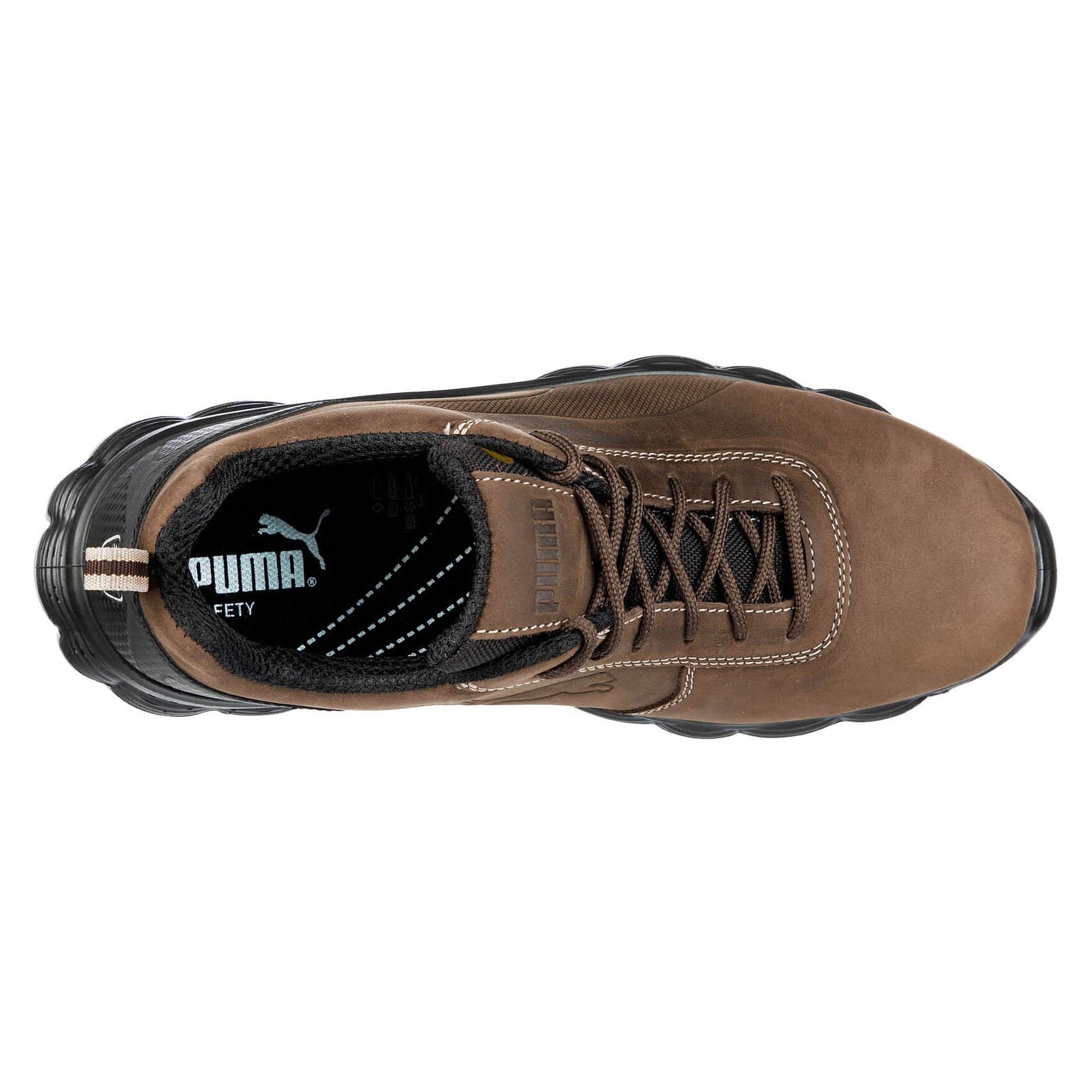 ESD safety shoe S3 CONDOR LOW, oiled nubuck leather, REBOUND cushioning, width 11, brown - PUMA Safety 640542204
