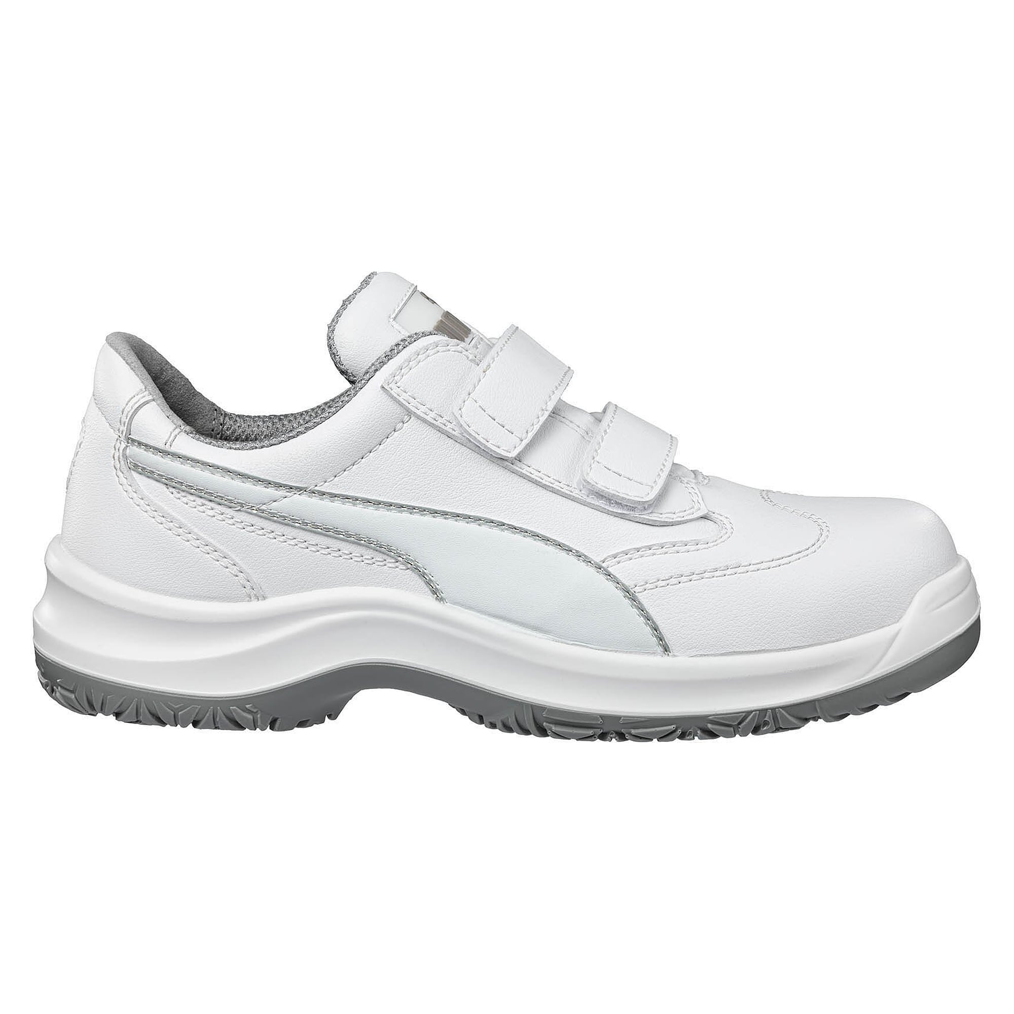 Sicherheitshalbschuh S2 ABSOLUTE LOW, Lorica, Klettverschluss, IQ.CELL, Stahlkappe, weiß - PUMA Safety 640642100