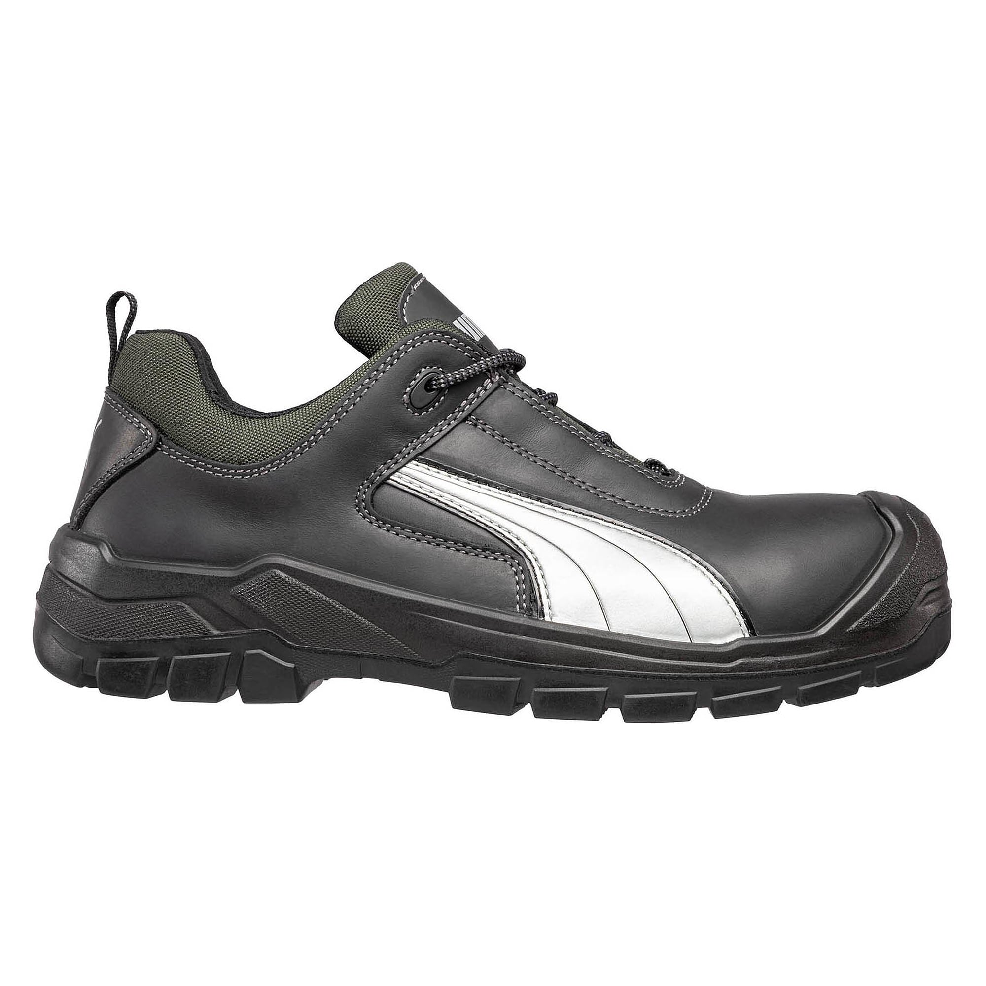 Sicherheitshalbschuh S3 CASCADES LOW, Vollrindleder, Gummisohle HRO 300 °C, schwarz - PUMA Safety 640720202
