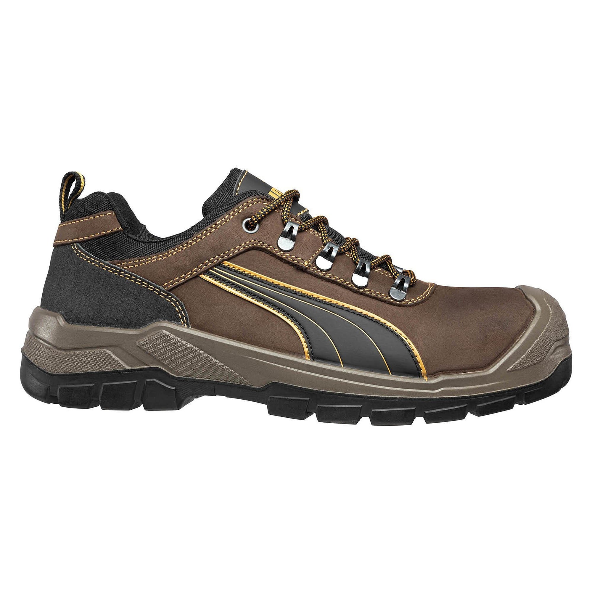 Sicherheitshalbschuh S3 SRC SIERRA NEVADA LOW, Vollrindleder, HRO-Sohle 300 °C, braun - PUMA Safety 640730402