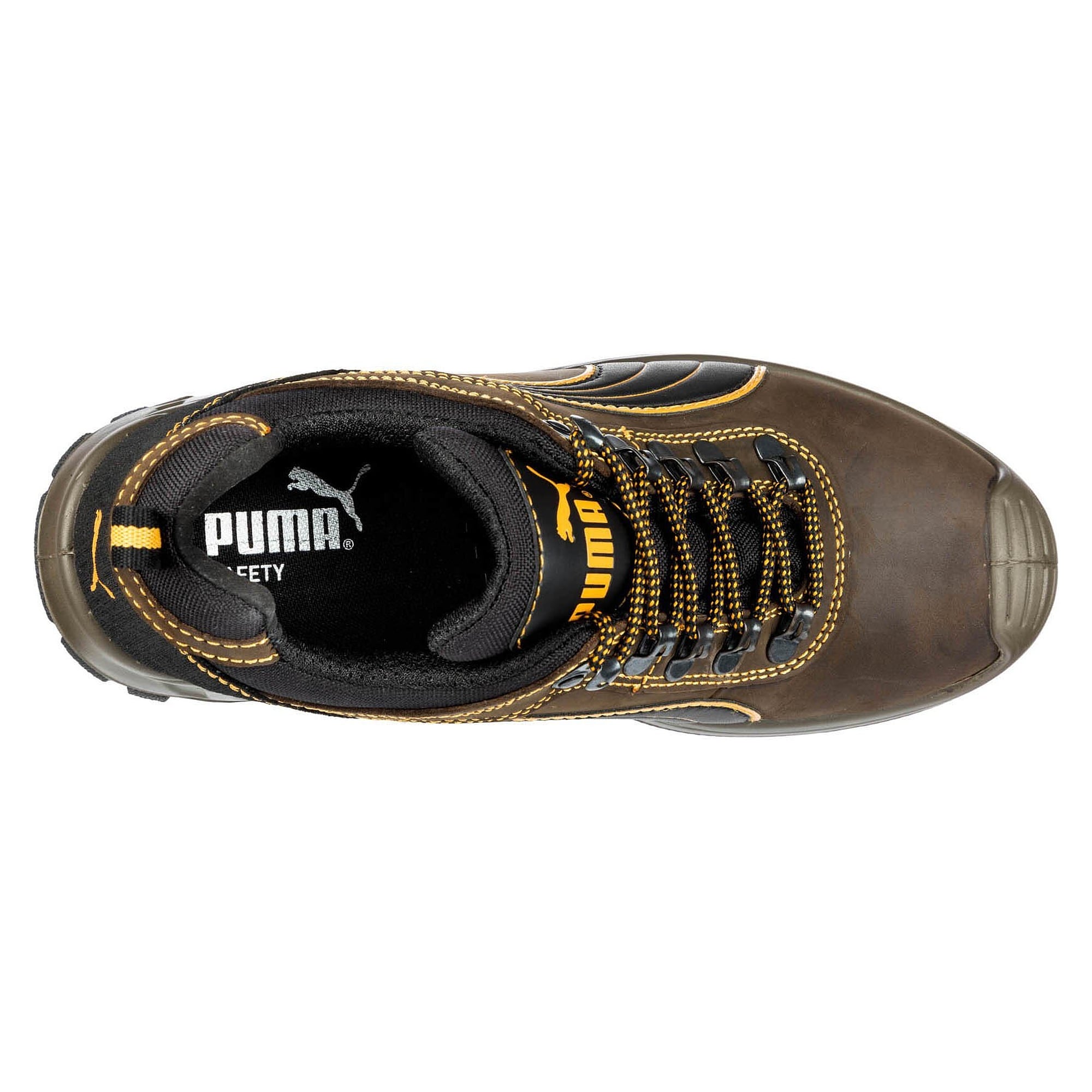 Chaussure de sécurité basse S3 SRC SIERRA NEVADA LOW, cuir, semelle HRO 300 °C, marron - PUMA Safety 640730402