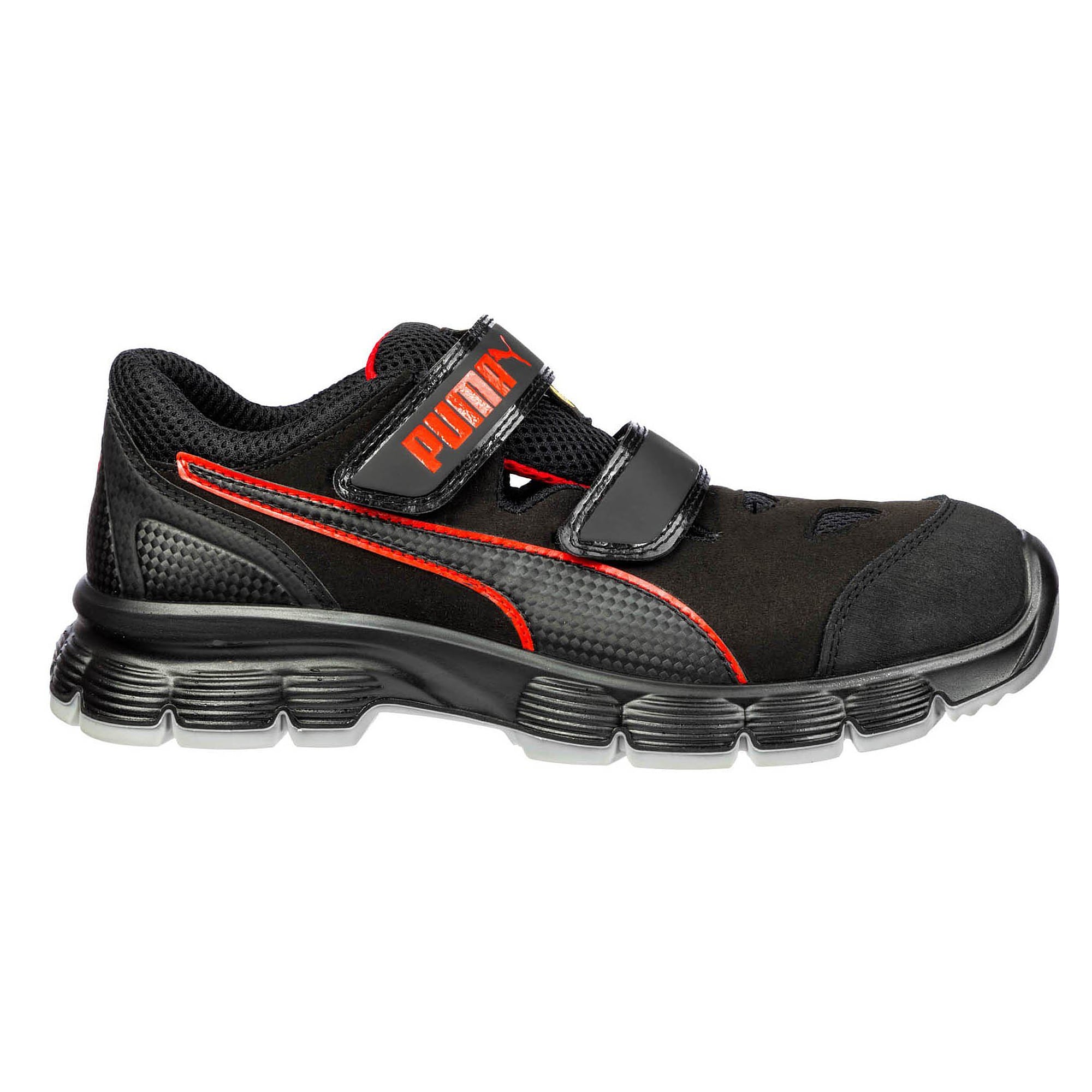 ESD-Sicherheitshalbschuh AVIAT LOW S1PL Herren, Stahlkappe, Mikrofaser, schwarz - PUMA Safety 640891210