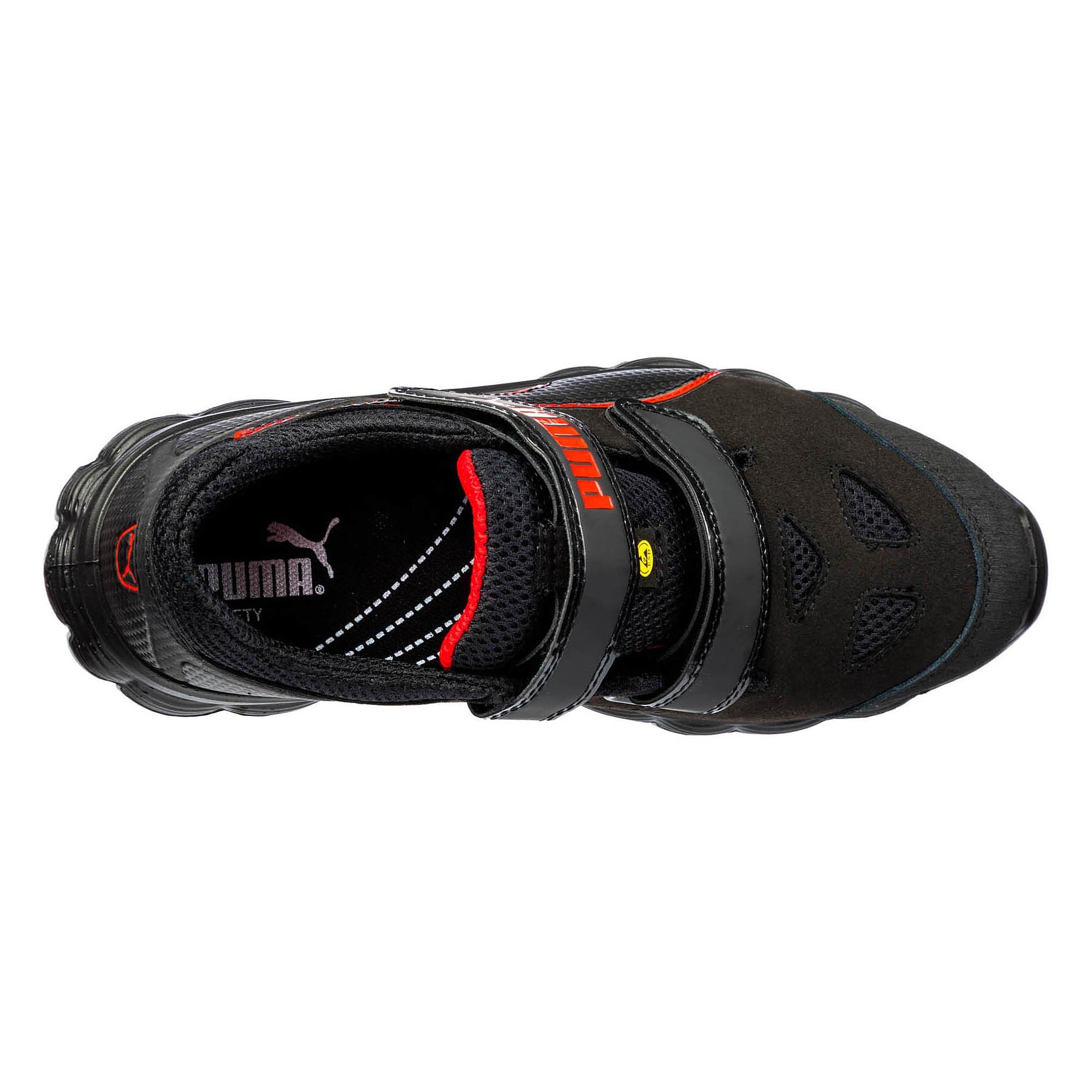 ESD safety low shoe AVIAT LOW S1PL men, steel toe cap, microfibre, black - PUMA Safety 640891210