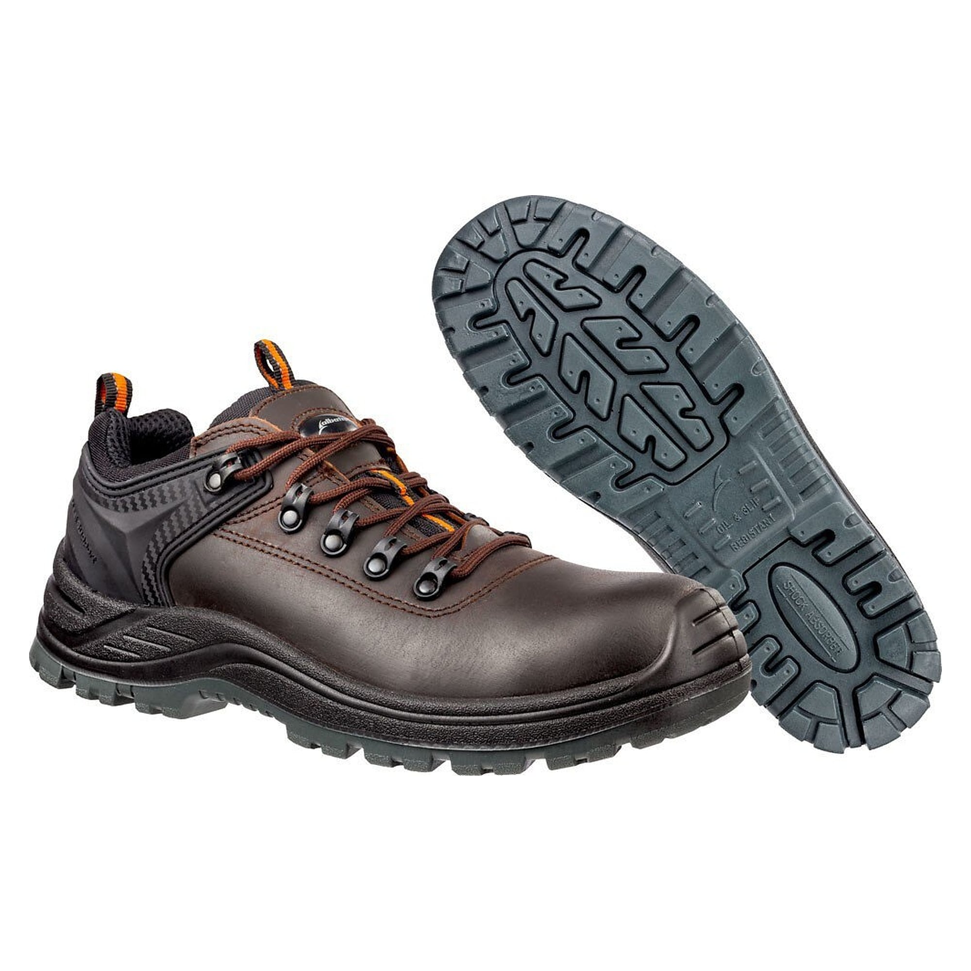 Chaussure de sécurité basse S3 ENDURANCE LOW, cuir pleine fleur, sans métal, semelle mémoire de forme, marron - PUMA Safety 641350493