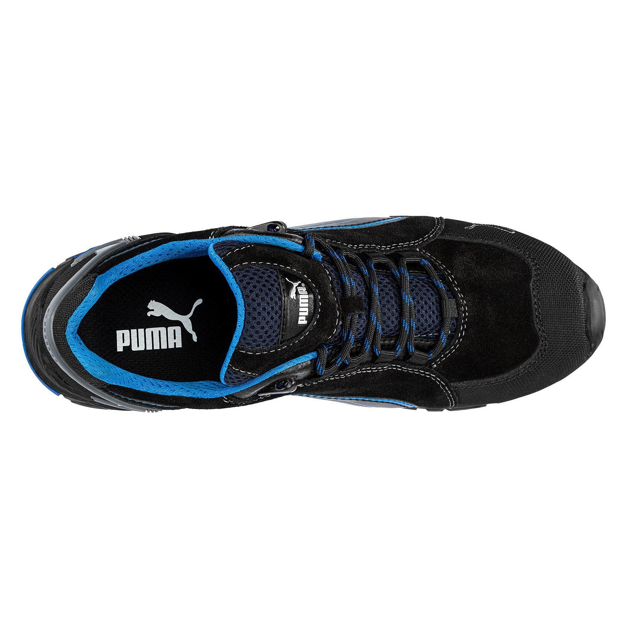 Chaussure de sécurité basse S3L RIO LOW, velours, embout alu, semelle TPU, noir - PUMA Safety 642750256