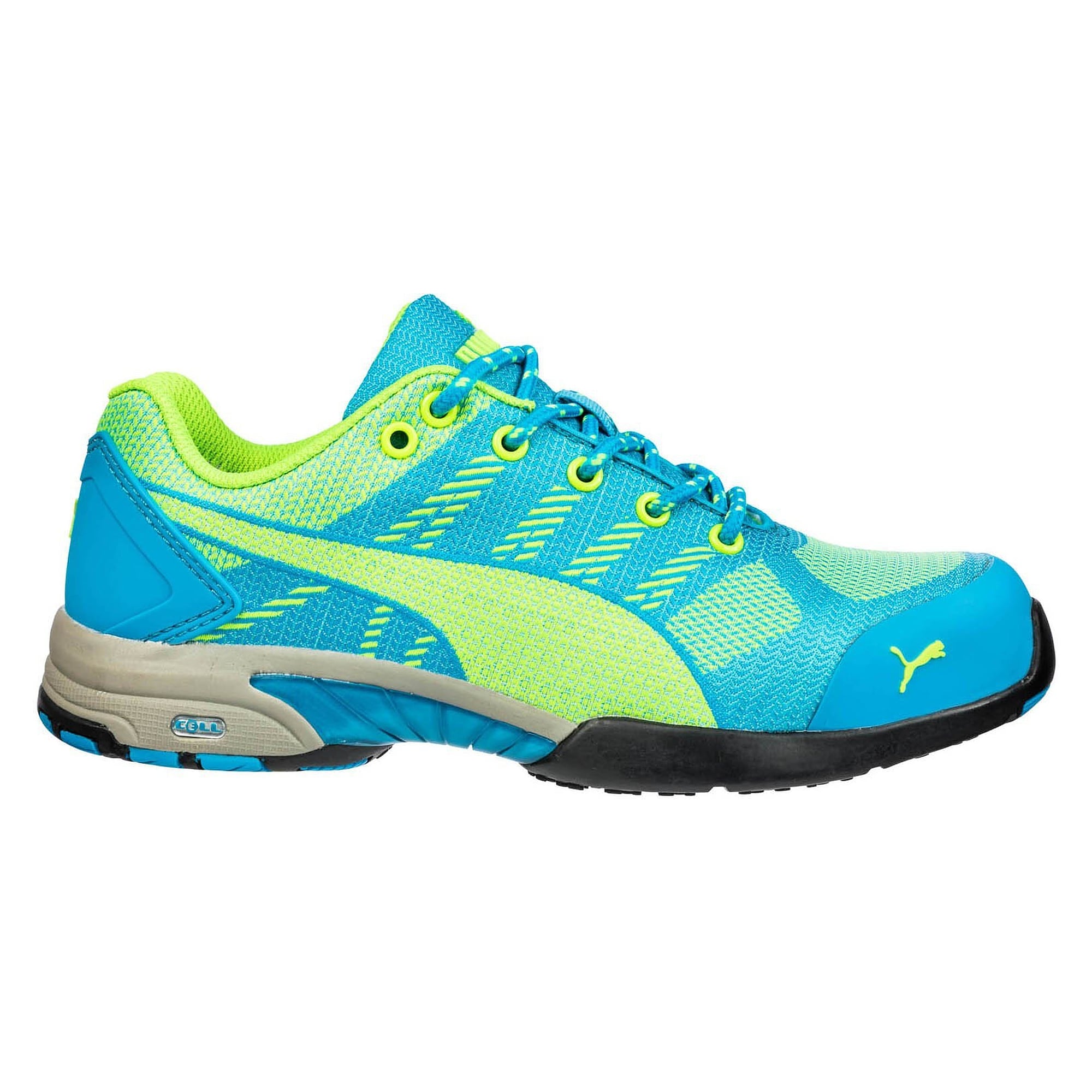 Damen-Sicherheitsschuh S1P CELERITY KNIT BLUE WNS LOW, SAFETY KNIT, Stahlkappe, blau - PUMA Safety 642900360