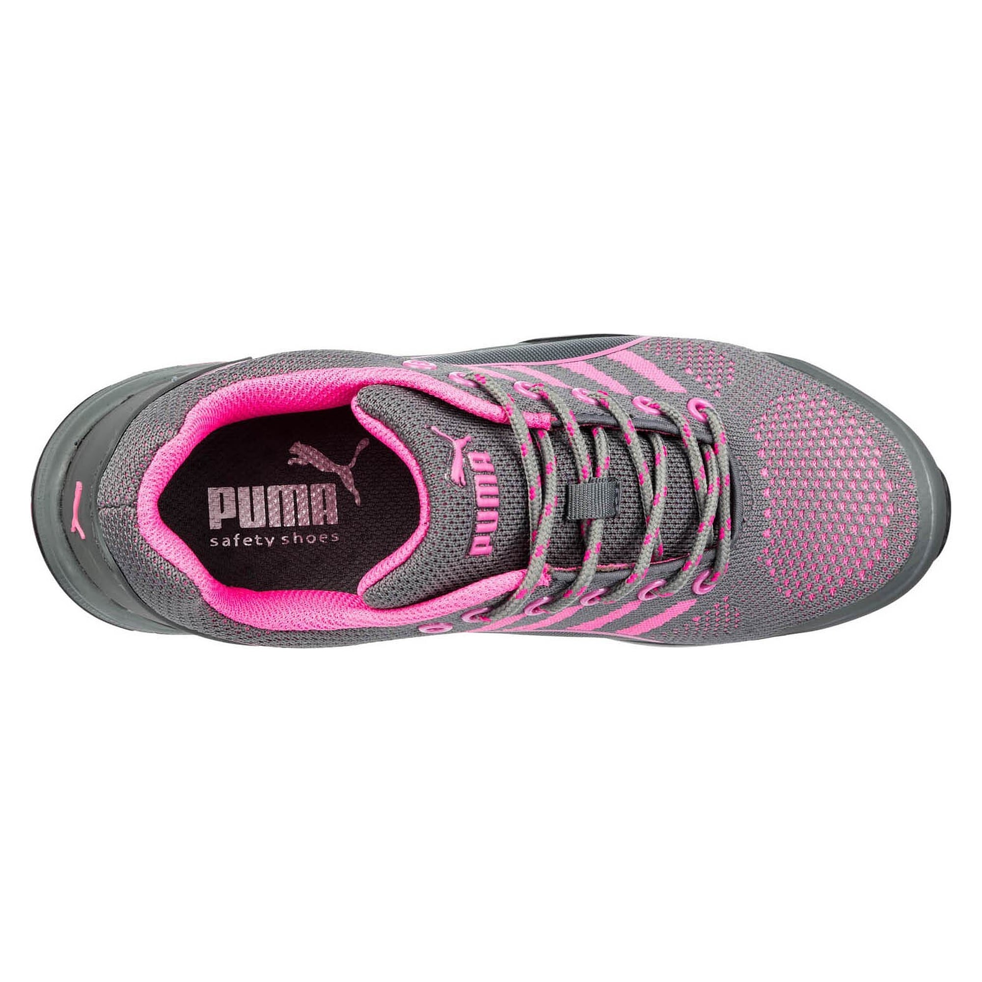 Damen-Sicherheitsschuh S1 CELERITY KNIT PINK WNS LOW, SAFETY KNIT, Stahlkappe, vegan, grau - PUMA Safety 642910804