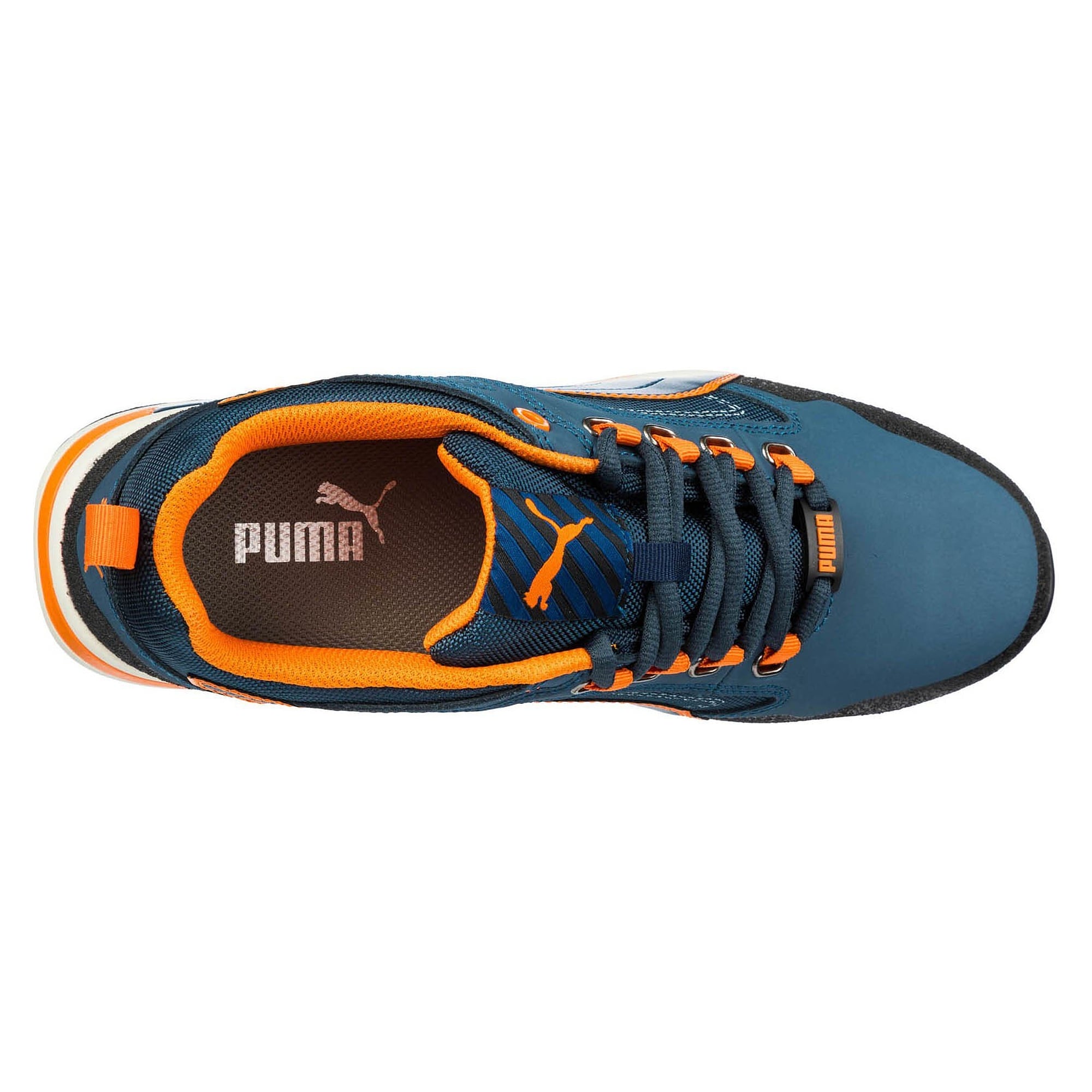 Chaussure de sécurité basse S3 CROSSTWIST LOW style sneaker, sans métal, cuir, bleu - PUMA Safety 643100329