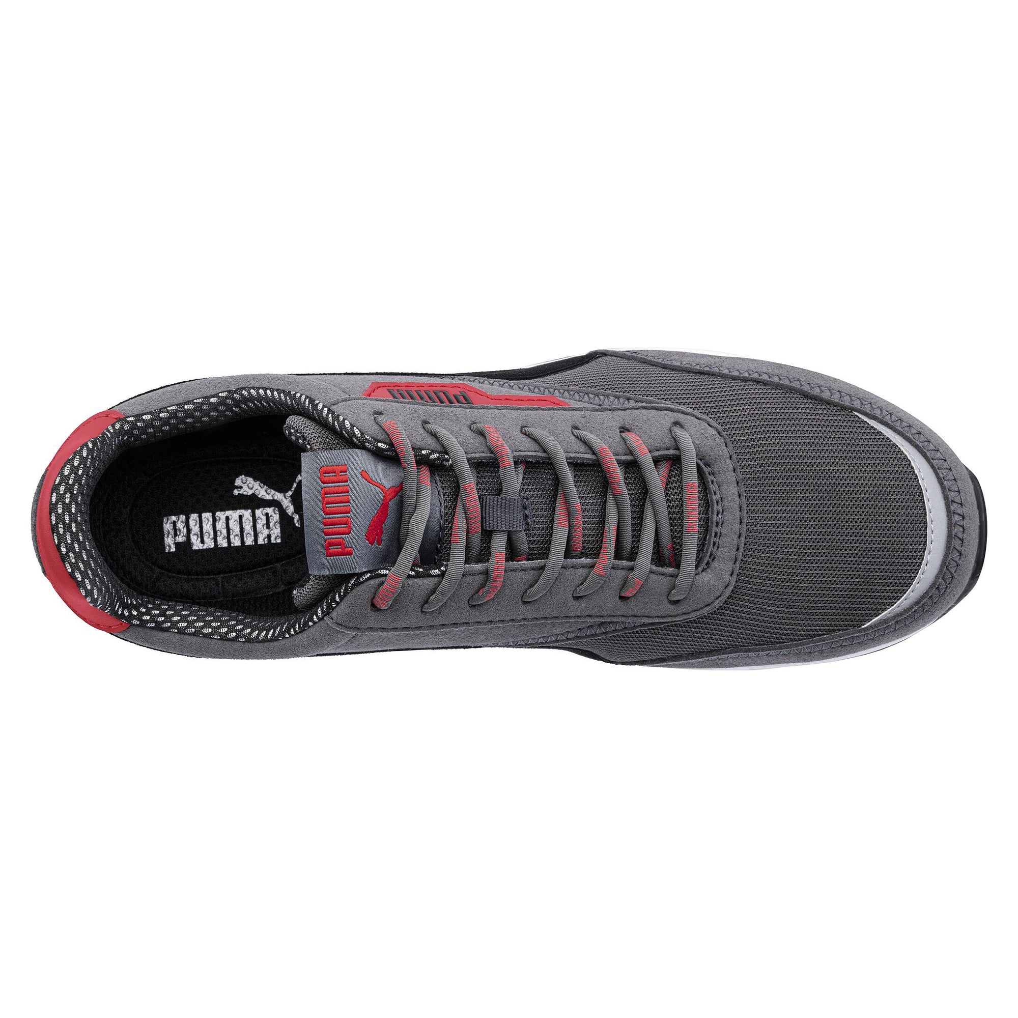 Chaussure de sécurité ESD RIDER GREY LOW S1PS, mesh et microfibre, sans métal - PUMA Safety 643260800