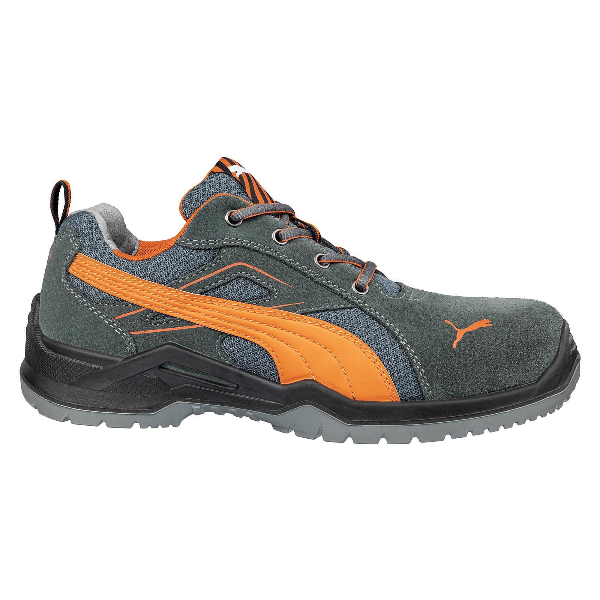 Sicherheitshalbschuh S1P SRC OMNI LOW, Veloursleder mit Textil, Stahlkappe, grau - PUMA Safety 643620821