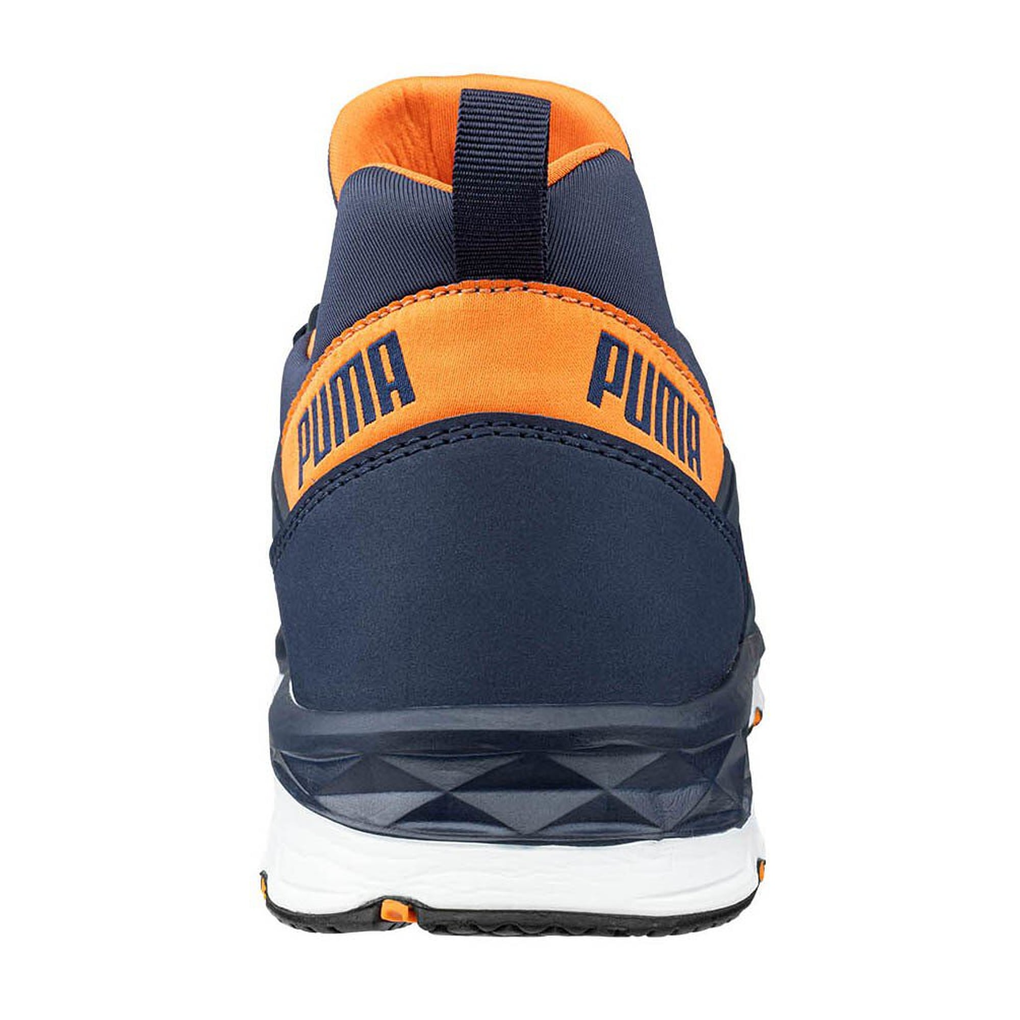 ESD safety low shoe CHASE LOW S1PS, sandwich mesh, metal free, blue and orange - PUMA Safety 643780329