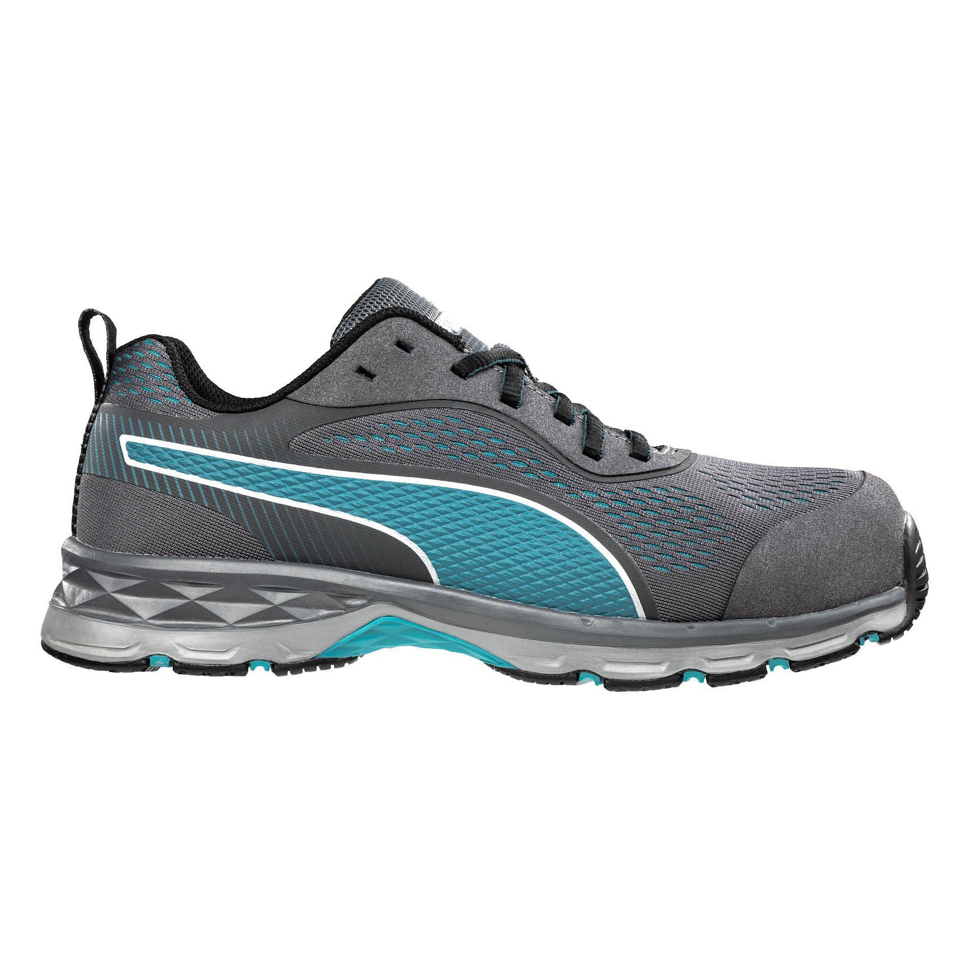 ESD-Sicherheitshalbschuh FUSE KNIT WNS LOW S1P Damen, Strickschaft, metallfrei, grau - PUMA Safety 643900826