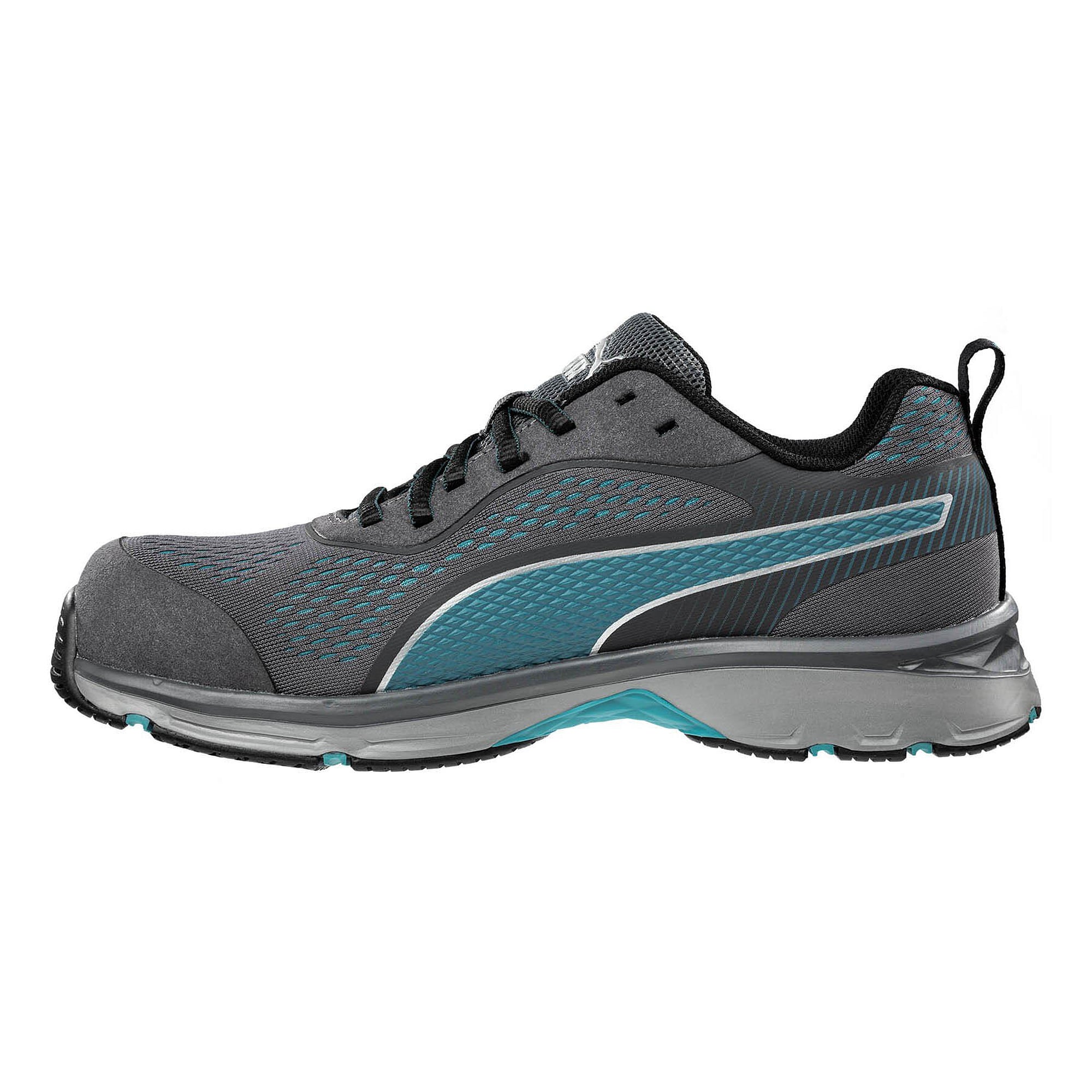Chaussure de sécurité basse ESD FUSE KNIT WNS LOW S1P femme, tige tricot, sans métal, gris - PUMA Safety 643900826