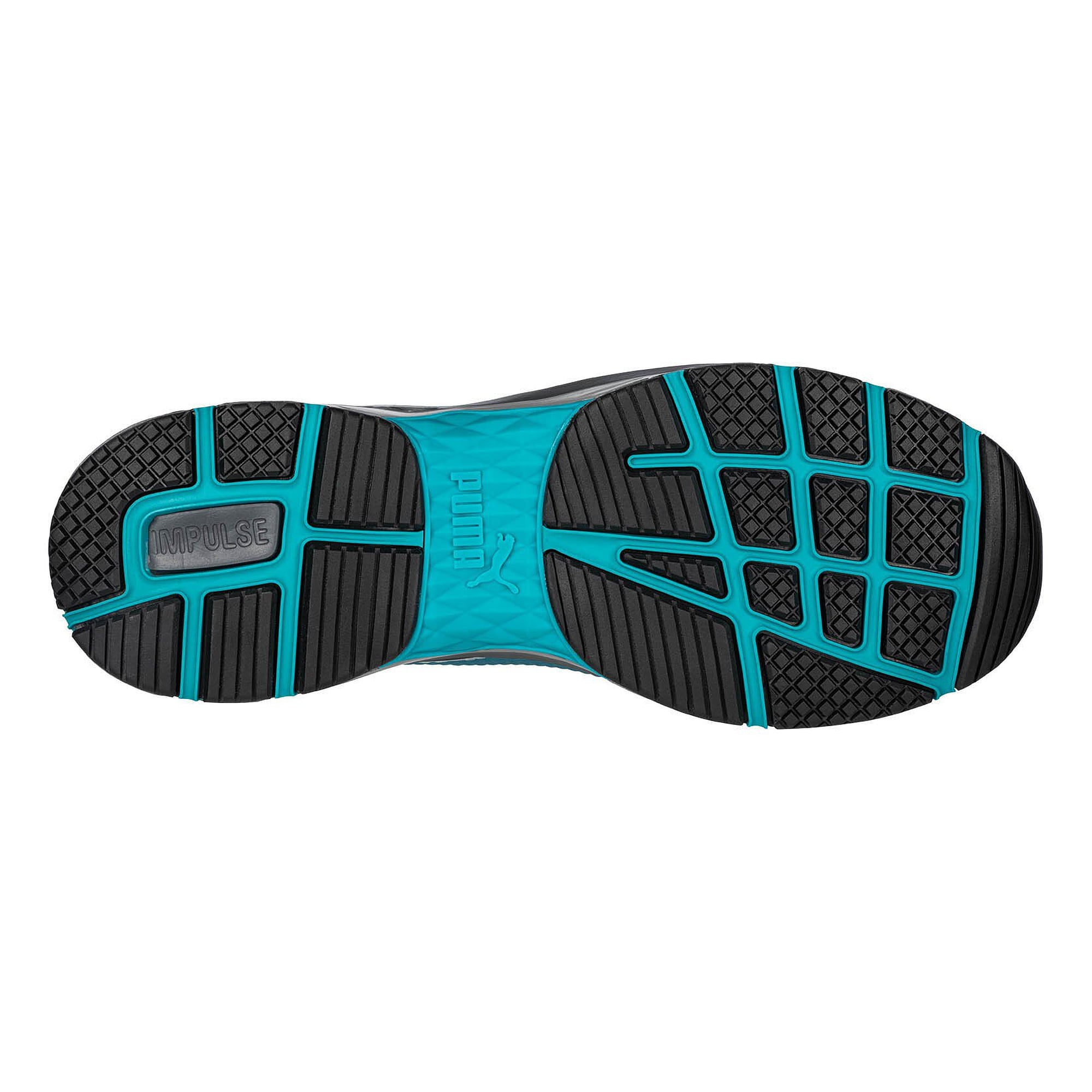 Chaussure de sécurité basse ESD FUSE KNIT WNS LOW S1P femme, tige tricot, sans métal, gris - PUMA Safety 643900826
