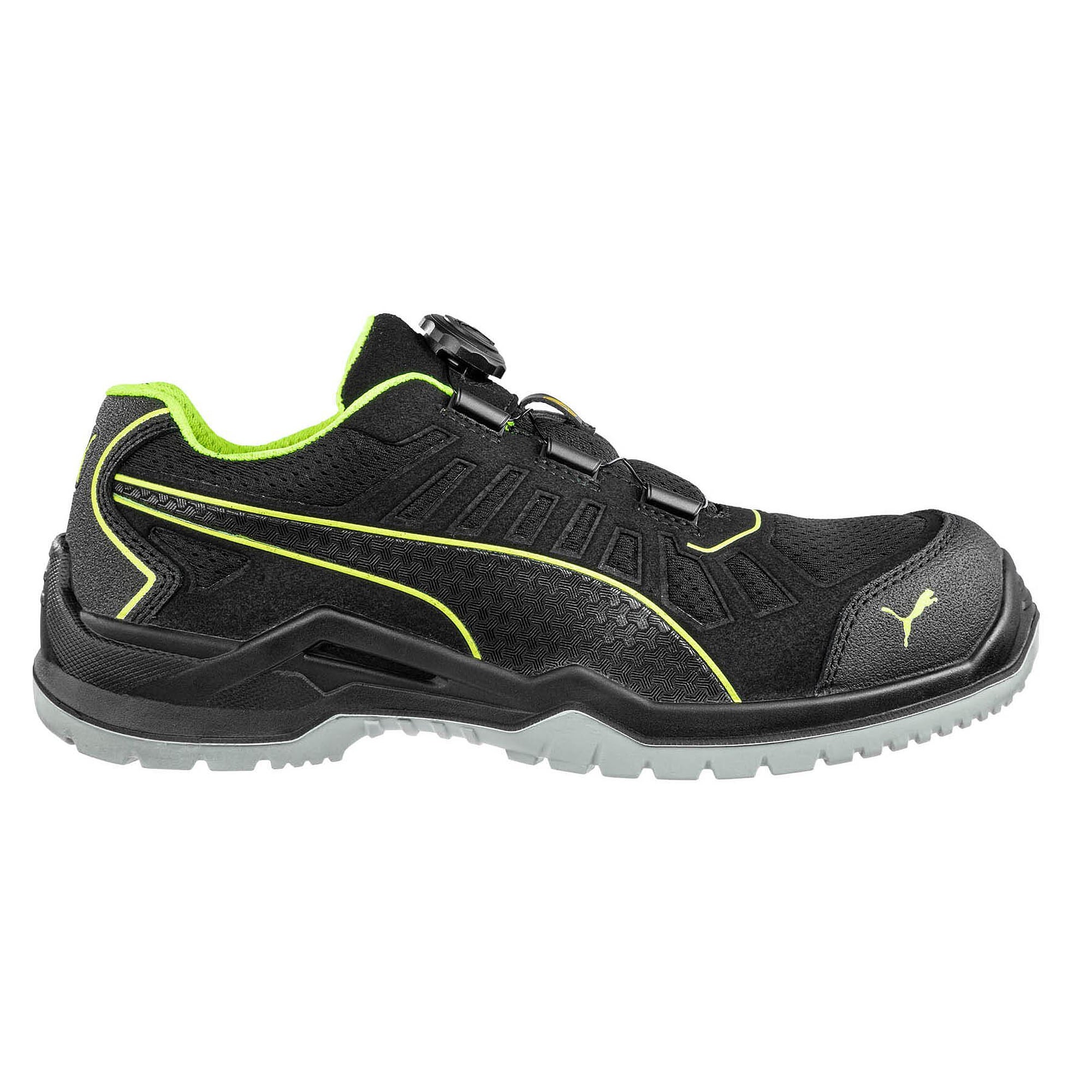 ESD-Sicherheitshalbschuh FUSE TC DISC LOW S1PS, metallfrei, schwarz - PUMA Safety 644211205