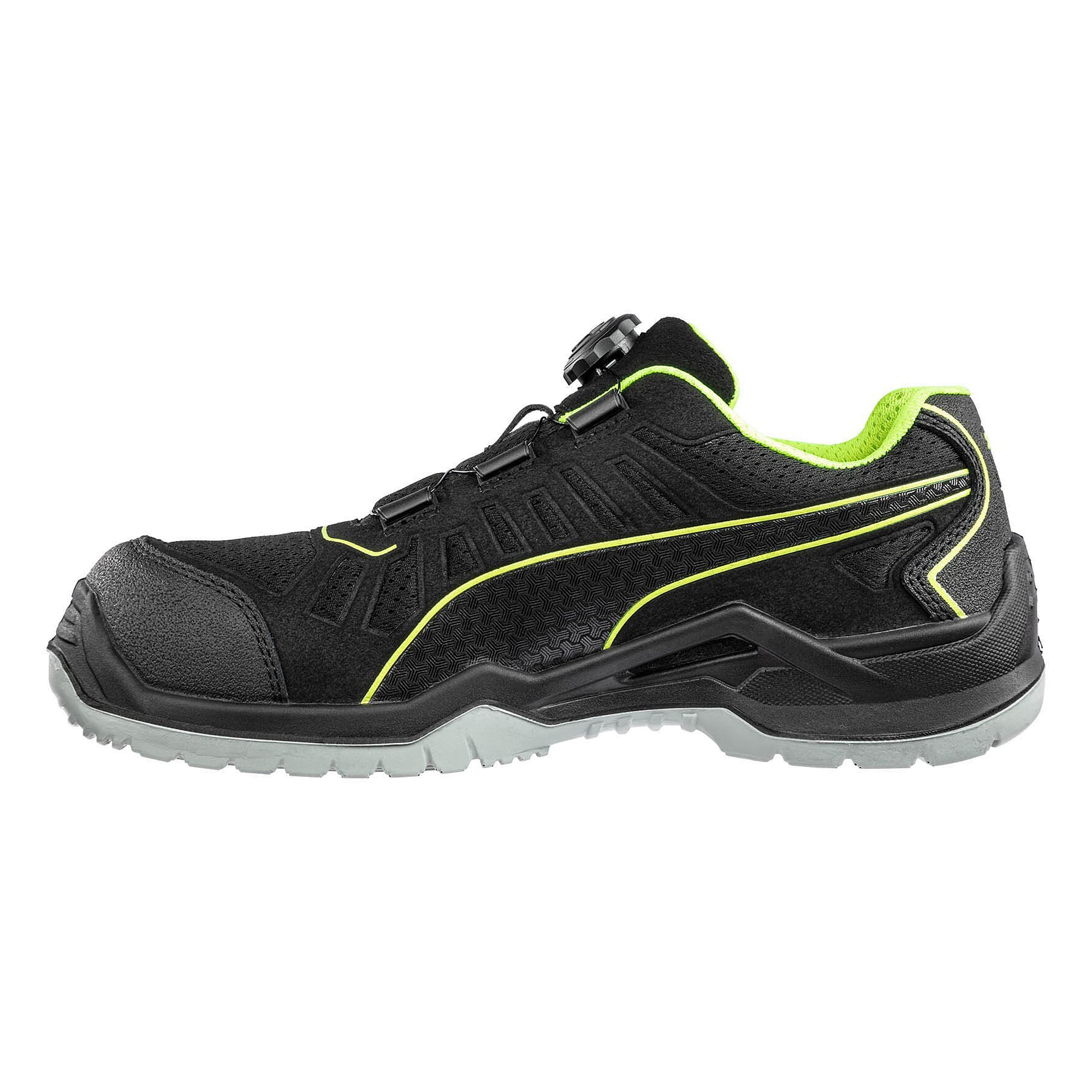 ESD-Sicherheitshalbschuh FUSE TC DISC LOW S1PS, metallfrei, schwarz - PUMA Safety 644211205