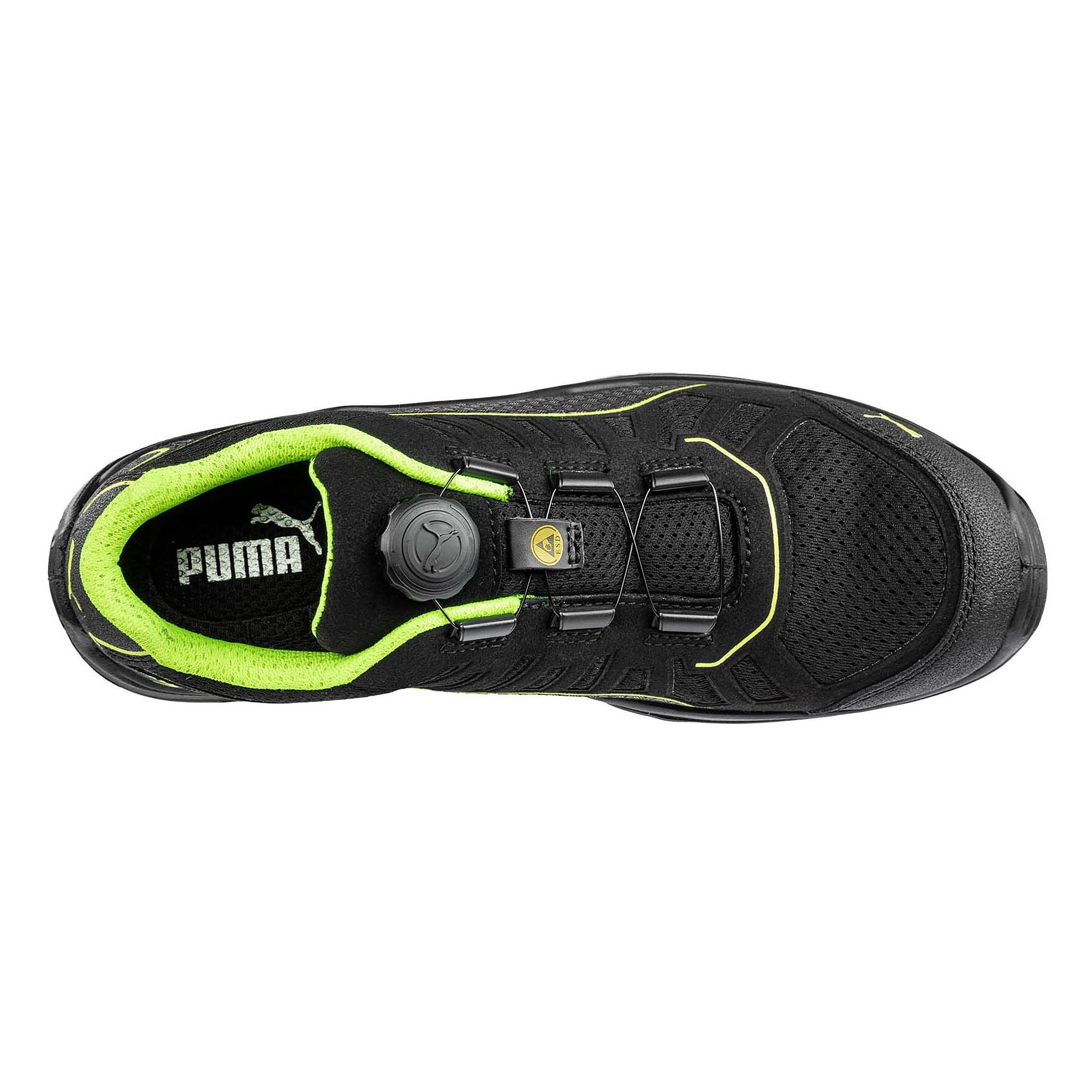 ESD-Sicherheitshalbschuh FUSE TC DISC LOW S1PS, metallfrei, schwarz - PUMA Safety 644211205
