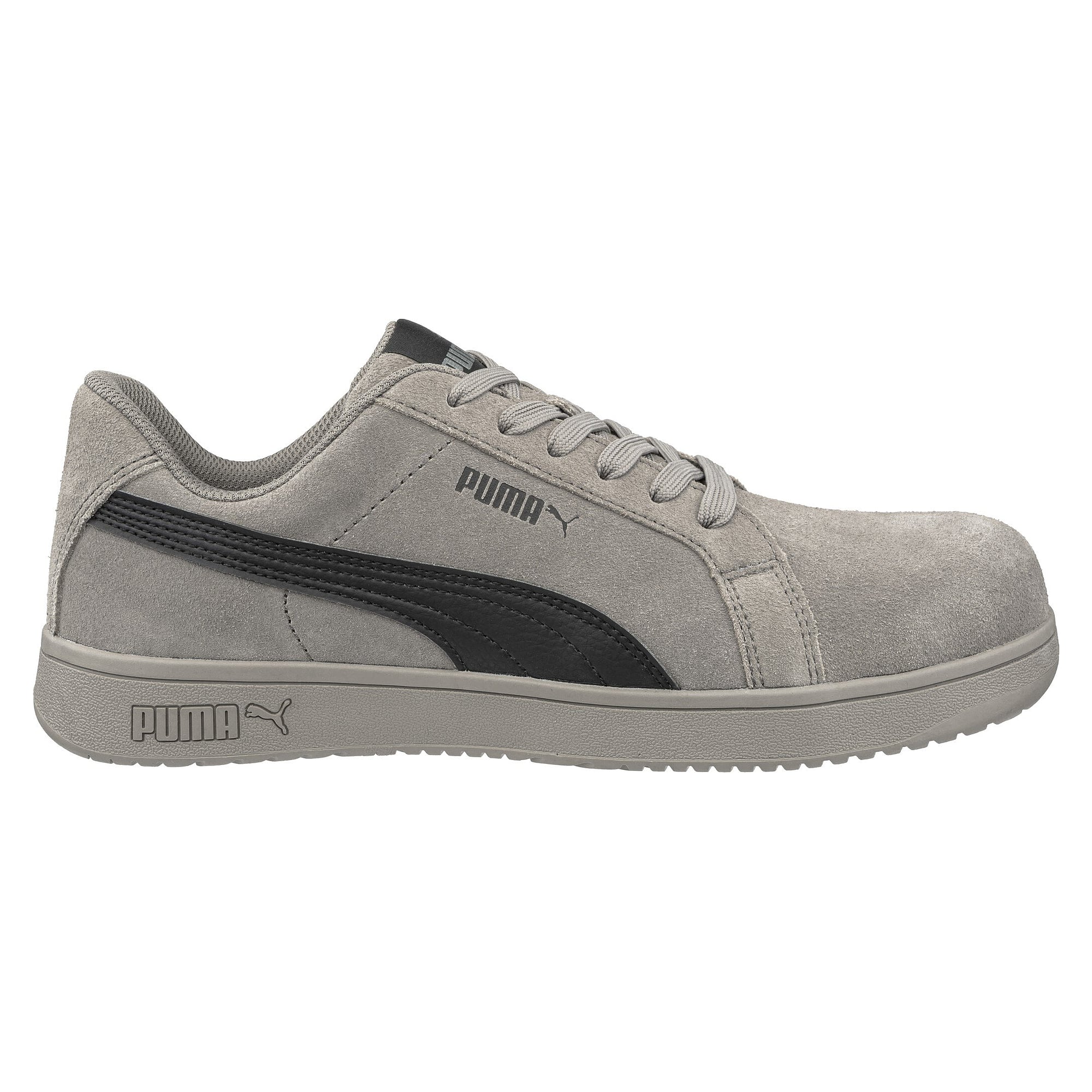 ESD-Sicherheitshalbschuh ICONIC STONE LOW S1PL, Veloursleder, grau - PUMA Safety 644410801